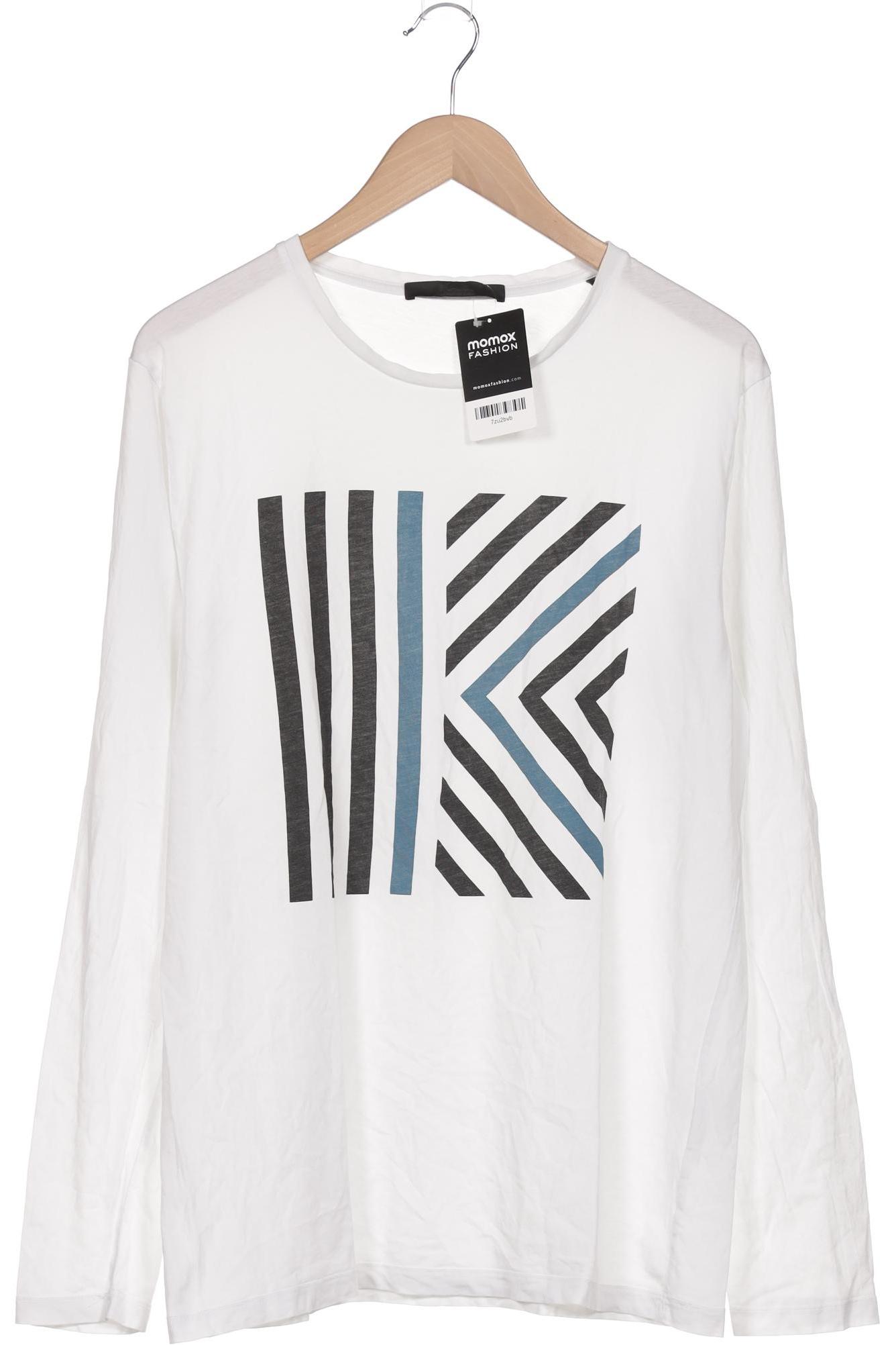 

Karl by Karl Lagerfeld Herren Langarmshirt, weiß, Gr. 52