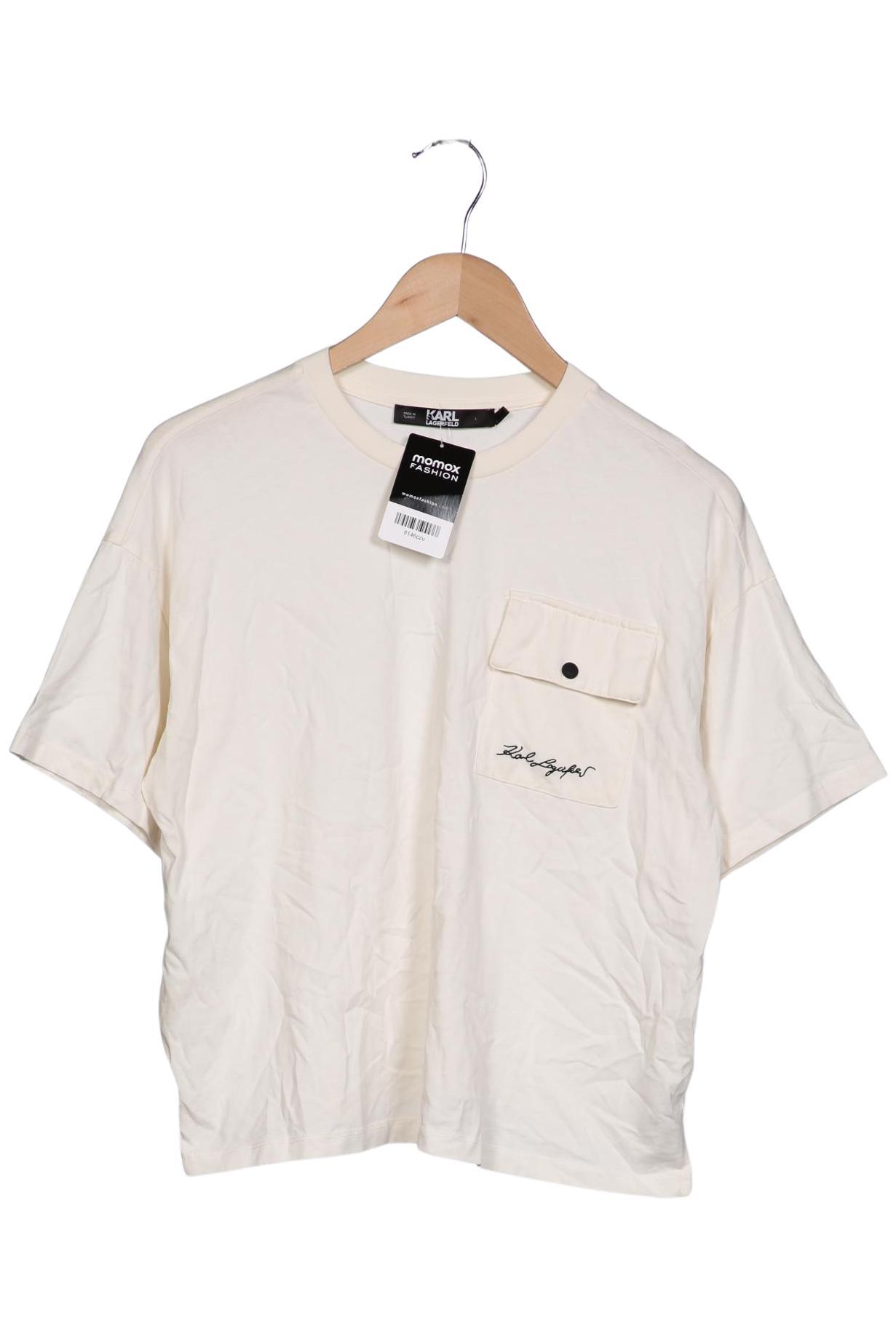 

Karl by Karl Lagerfeld Damen T-Shirt, cremeweiß, Gr. 42