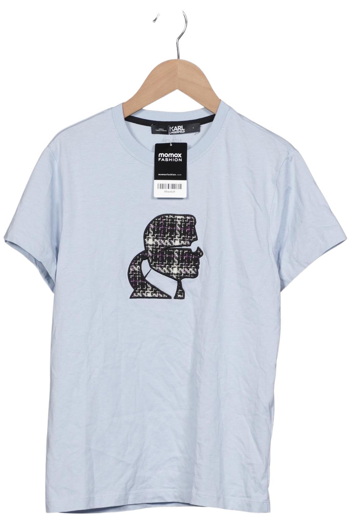 

Karl by Karl Lagerfeld Damen T-Shirt, hellblau, Gr. 36