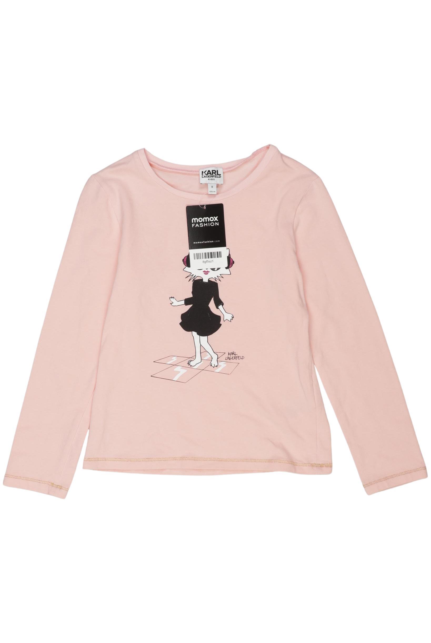

Karl by Karl Lagerfeld Mädchen Langarmshirt, pink, Gr. 122