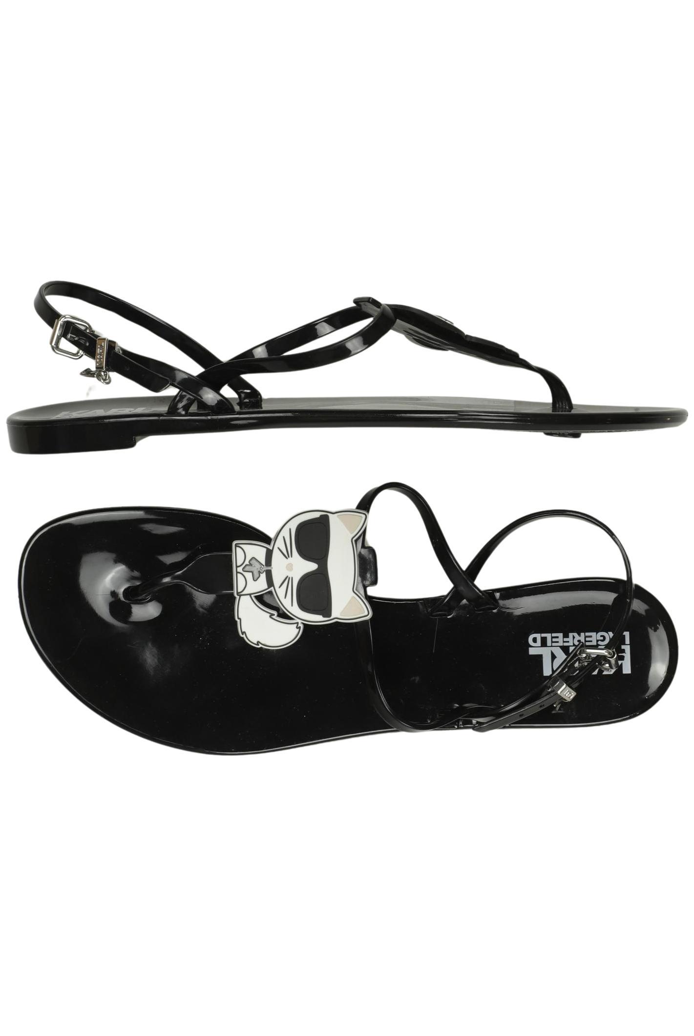 

Karl by Karl Lagerfeld Damen Sandale, schwarz, Gr. 40