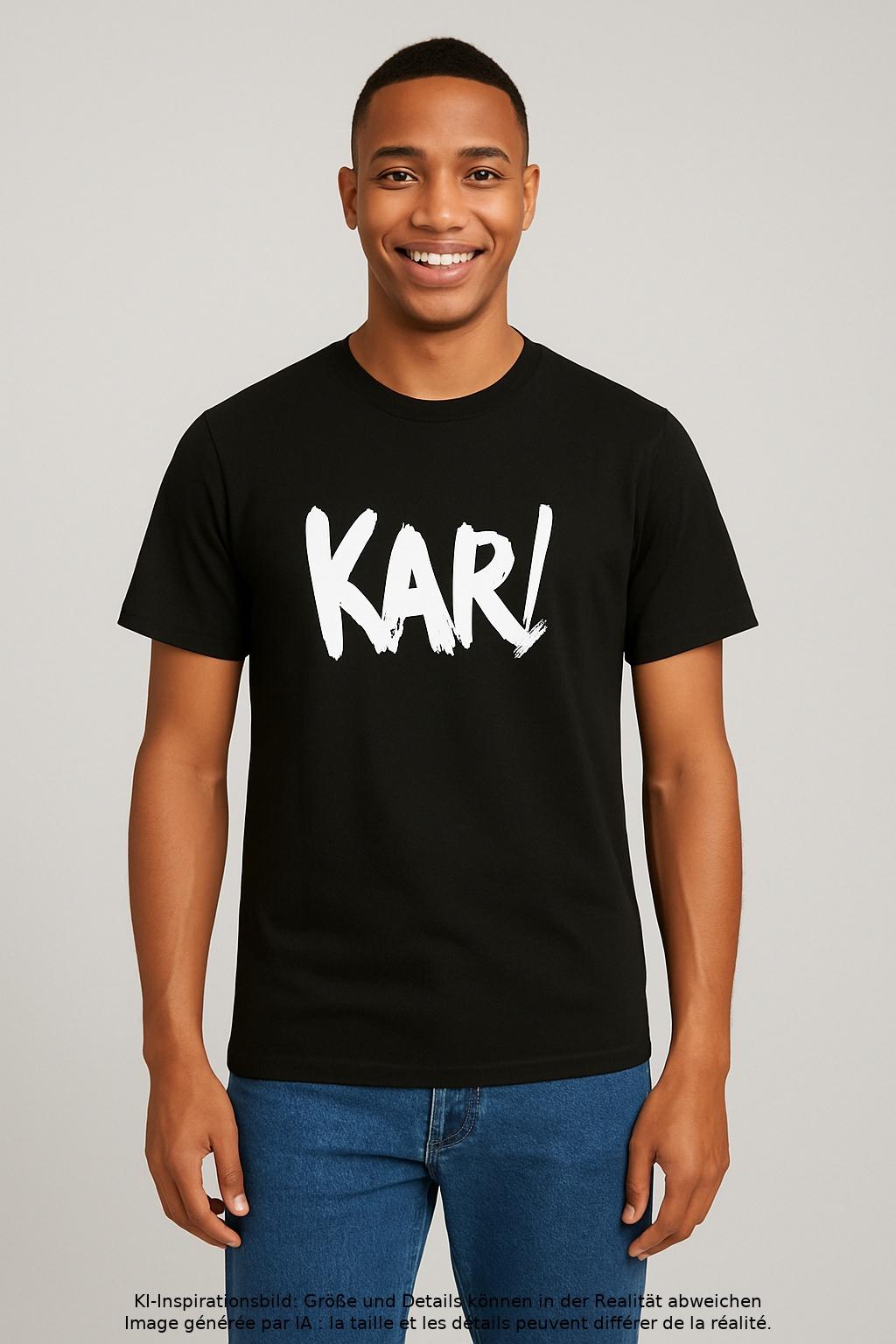 

Karl by Karl Lagerfeld Herren T-Shirt, schwarz, Gr. 52