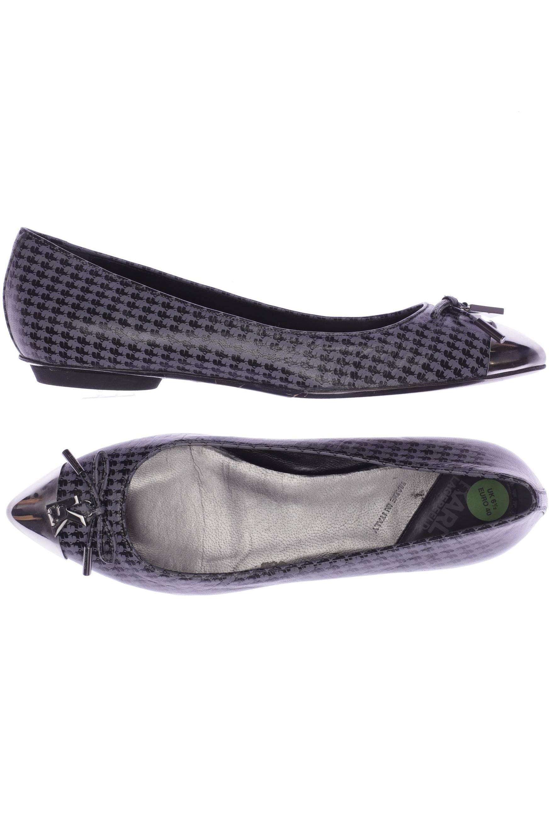 

Karl by Karl Lagerfeld Damen Ballerinas, grau