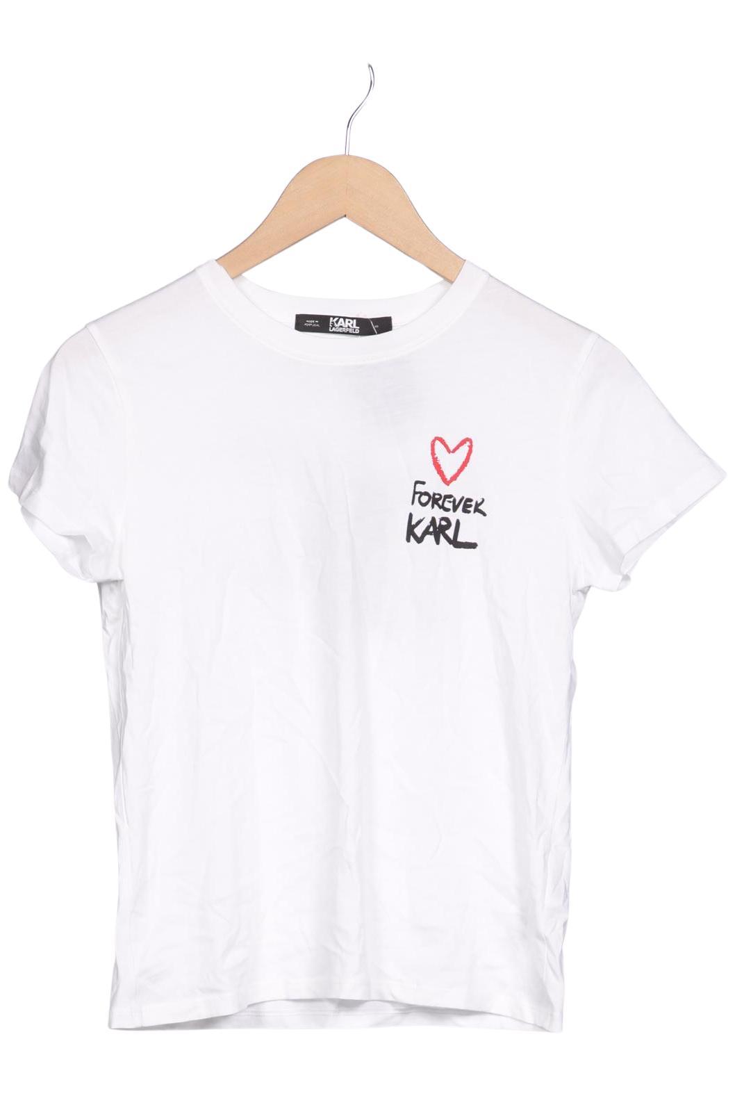 

Karl by Karl Lagerfeld Damen T-Shirt, weiß, Gr. 34