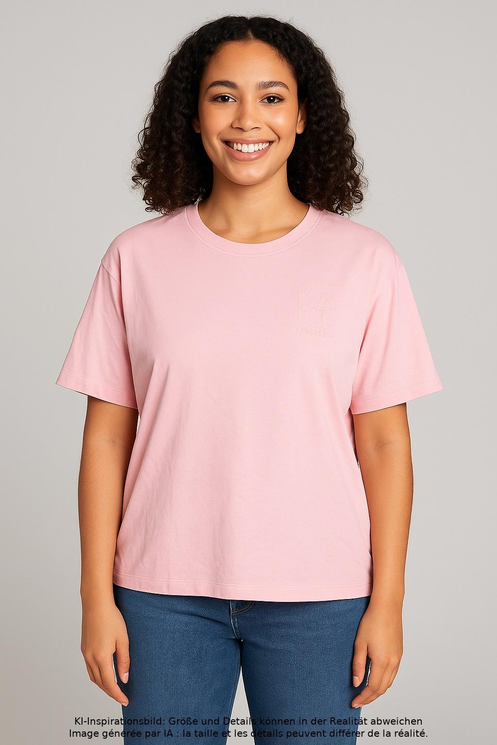 

Karl by Karl Lagerfeld Damen T-Shirt, pink, Gr. 44