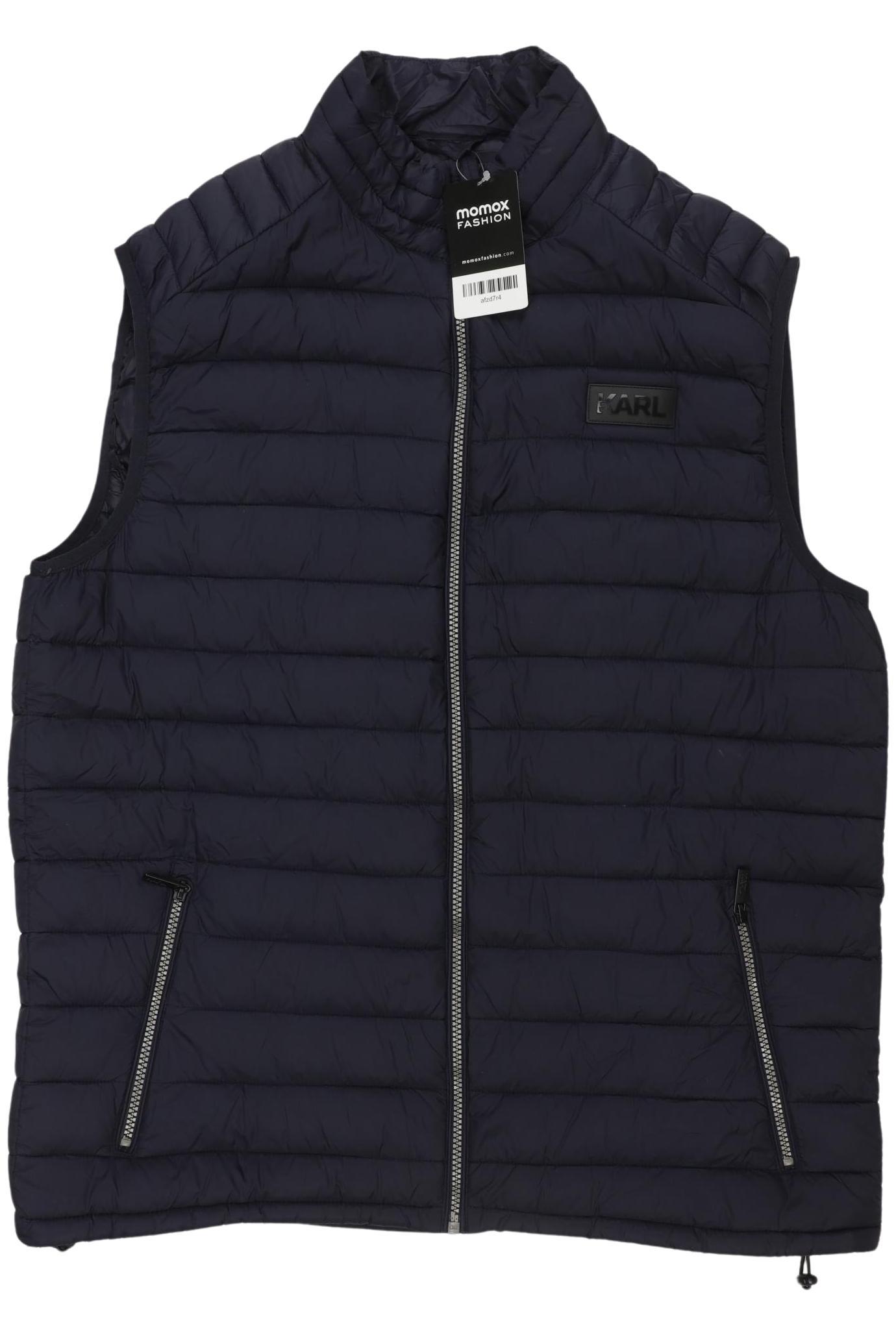 

Karl by Karl Lagerfeld Herren Weste, marineblau, Gr. 56
