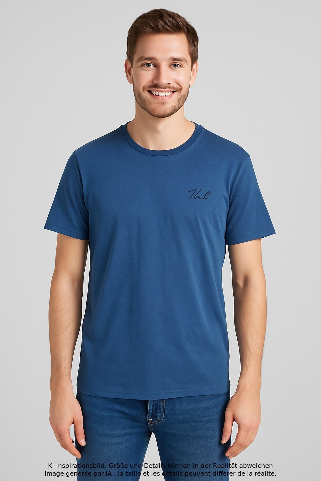 

Karl by Karl Lagerfeld Herren T-Shirt, blau, Gr. 52