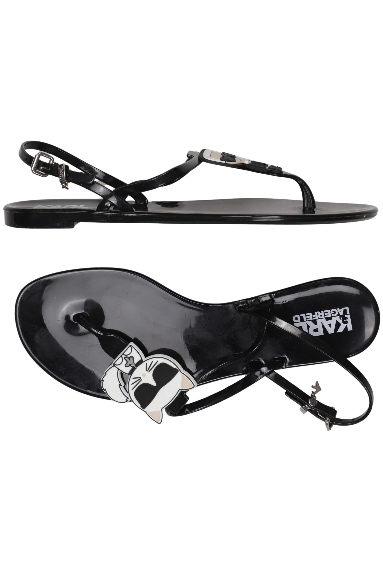 

Karl by Karl Lagerfeld Damen Sandale, schwarz, Gr. 39