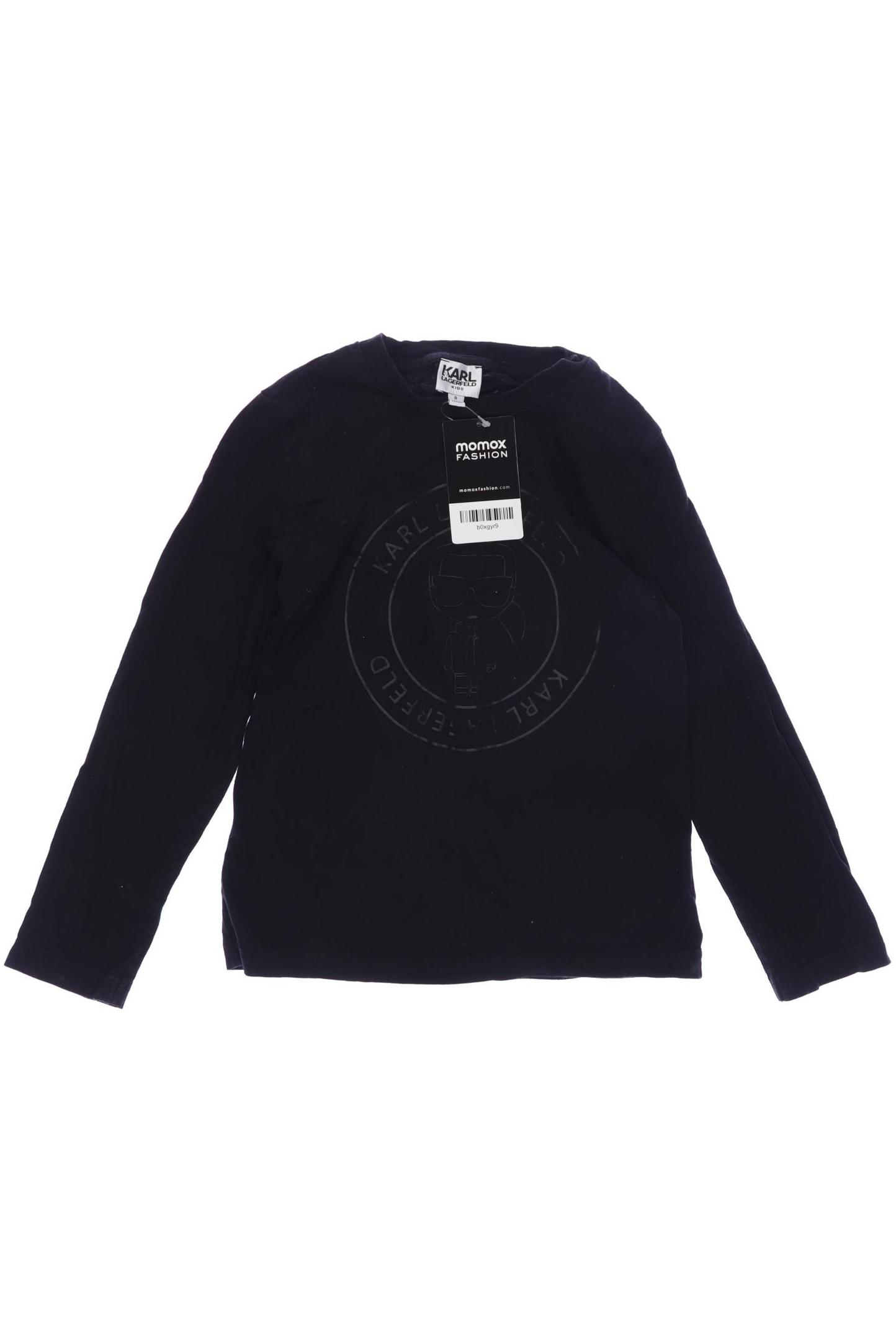 

Karl by Karl Lagerfeld Herren Langarmshirt, schwarz, Gr. 8