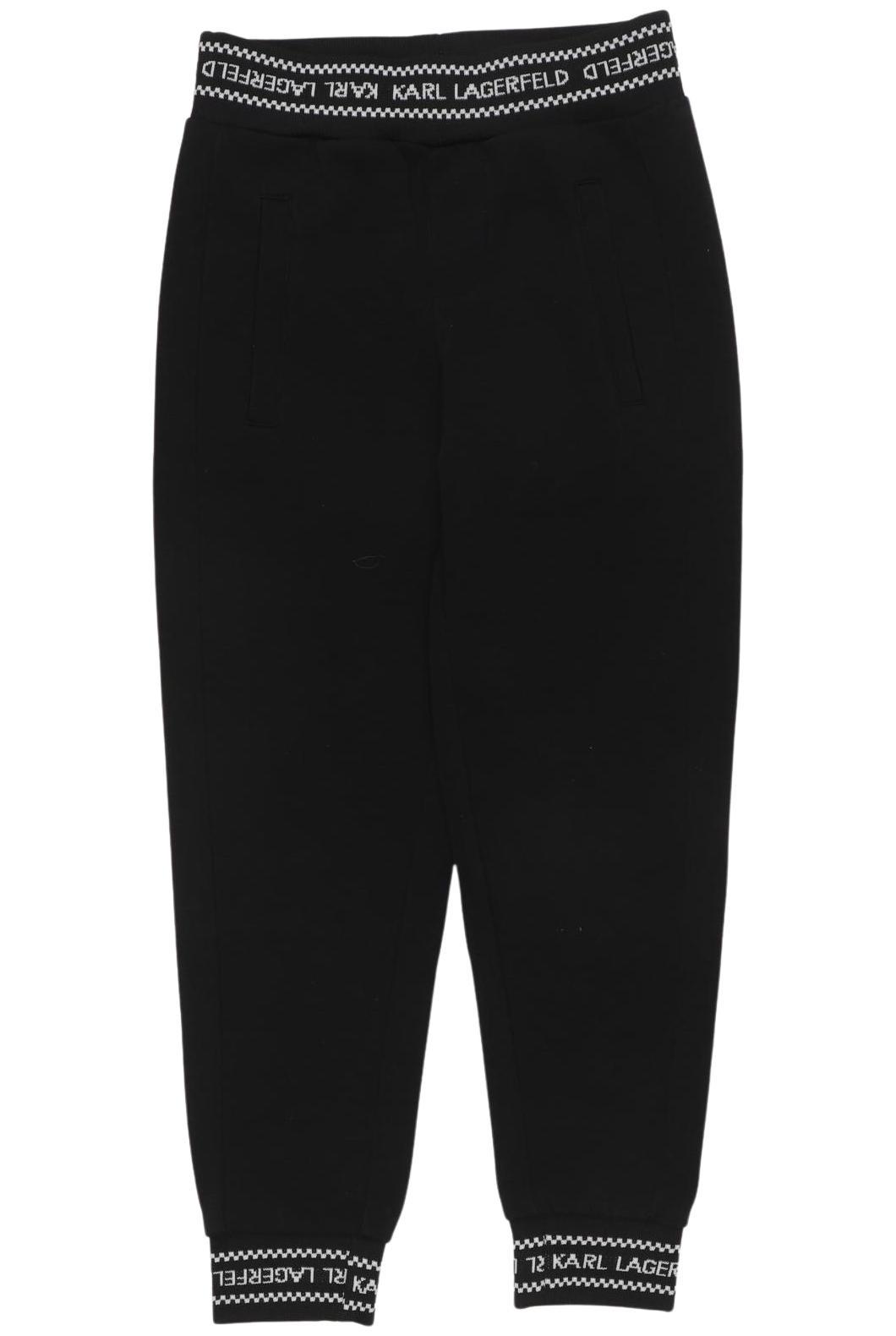 

Karl by Karl Lagerfeld Jungen Stoffhose, schwarz, Gr. 110