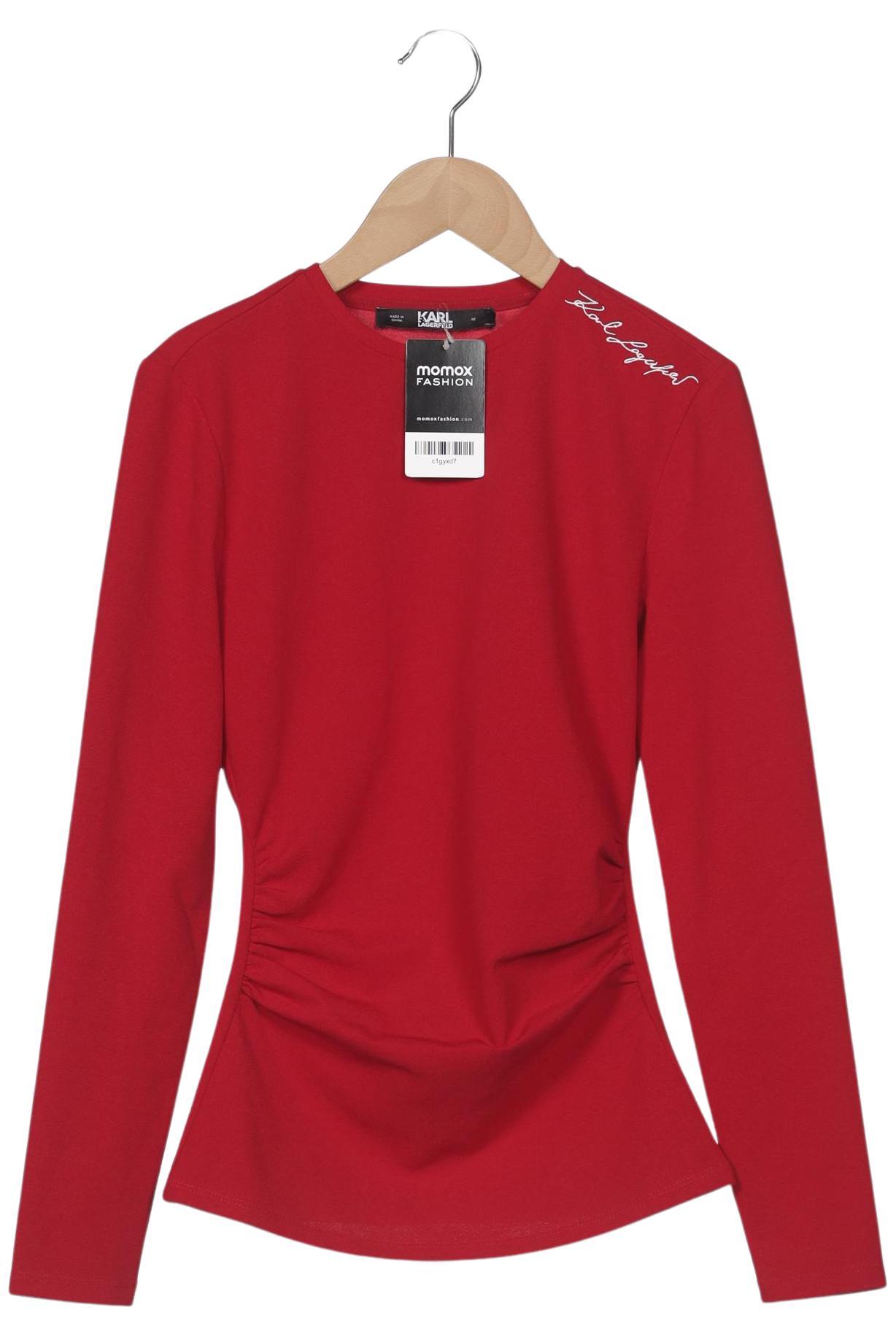 

Karl by Karl Lagerfeld Damen Langarmshirt, rot, Gr. 34