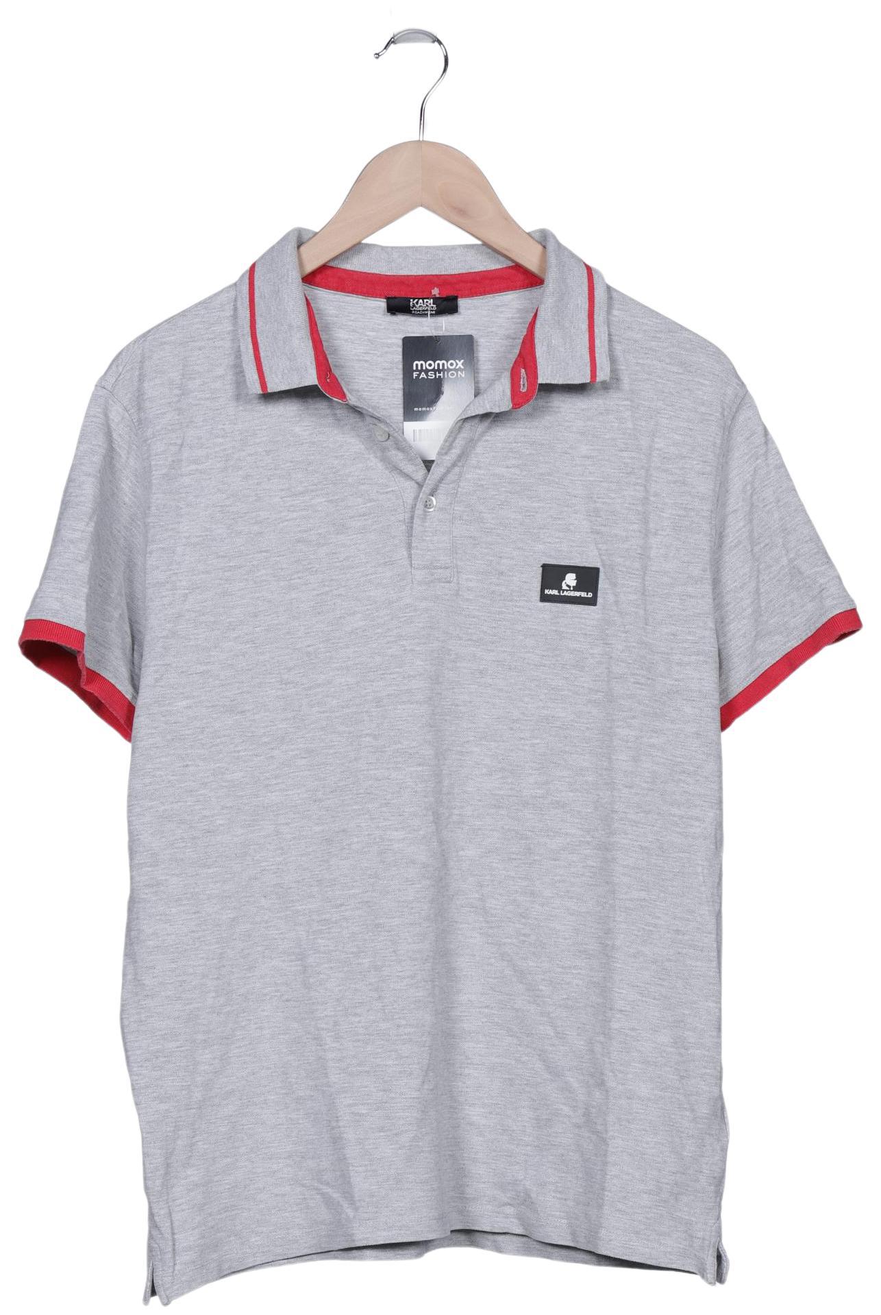 

Karl by Karl Lagerfeld Herren Poloshirt, grau, Gr. 54