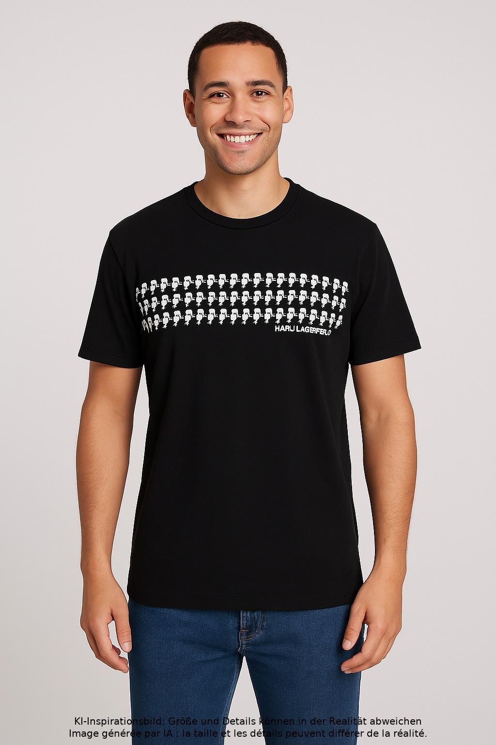 

Karl by Karl Lagerfeld Herren T-Shirt, schwarz, Gr. 54