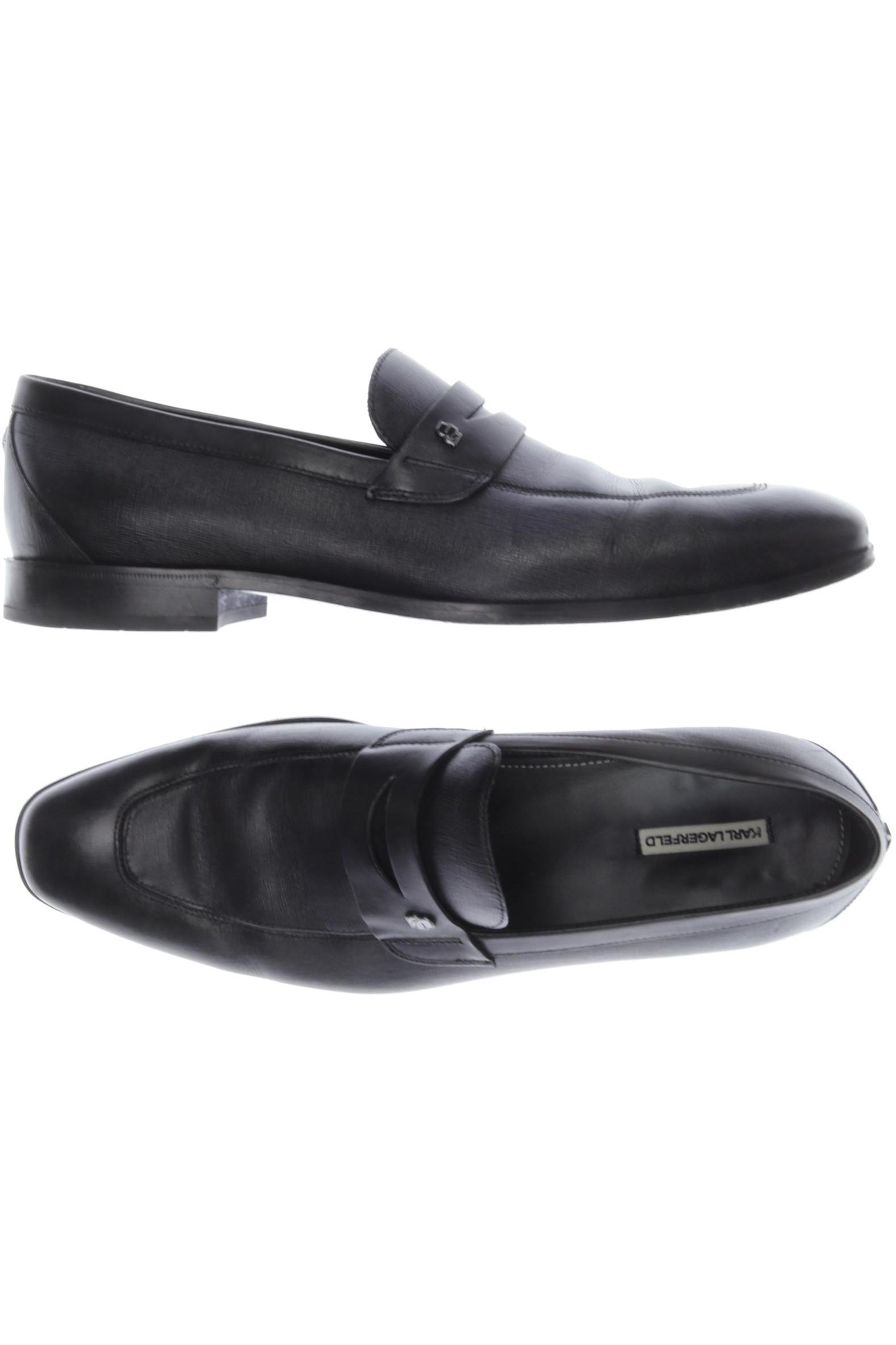 

Karl by Karl Lagerfeld Herren Halbschuh, schwarz, Gr. 44