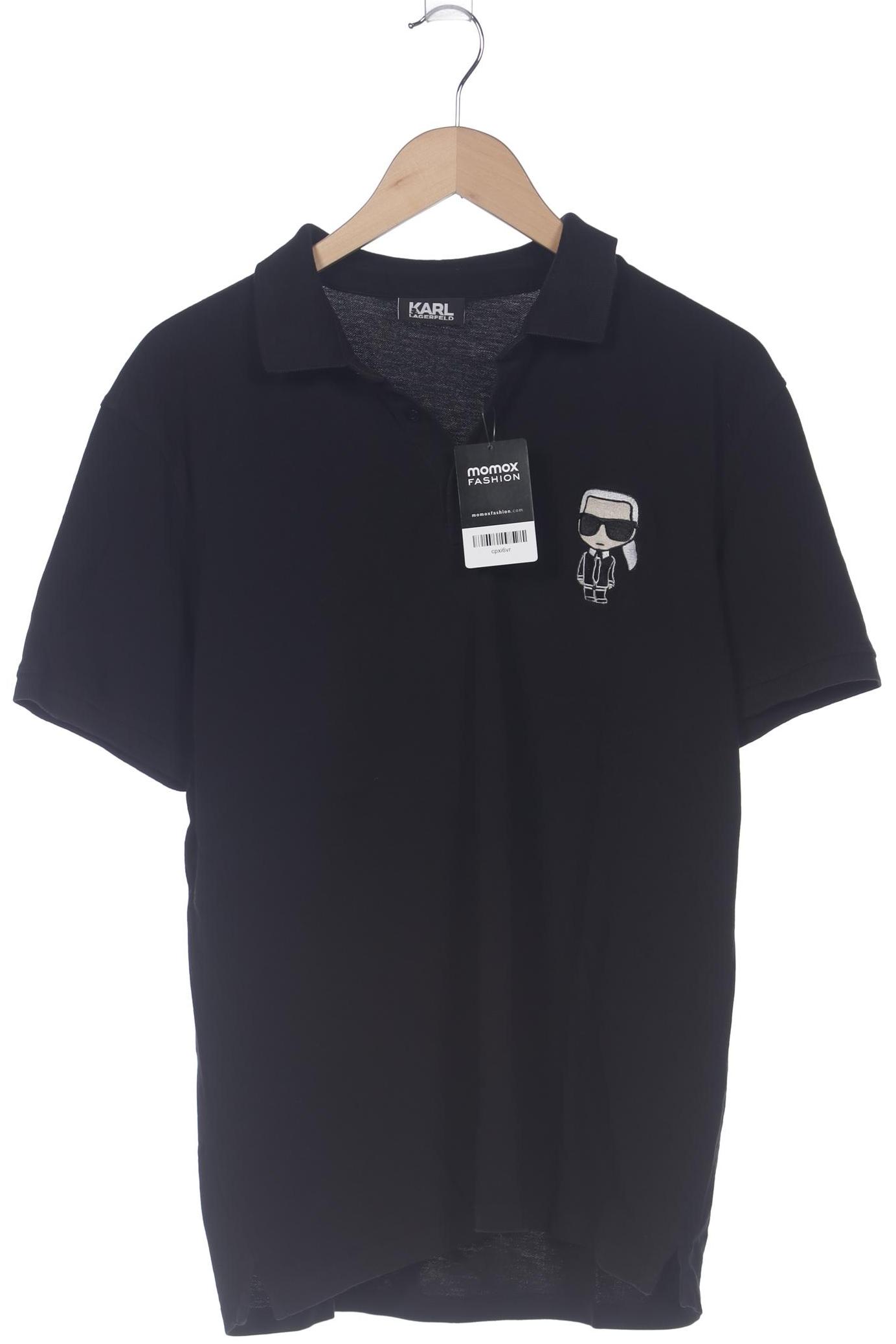 

Karl by Karl Lagerfeld Herren Poloshirt, schwarz, Gr. 54