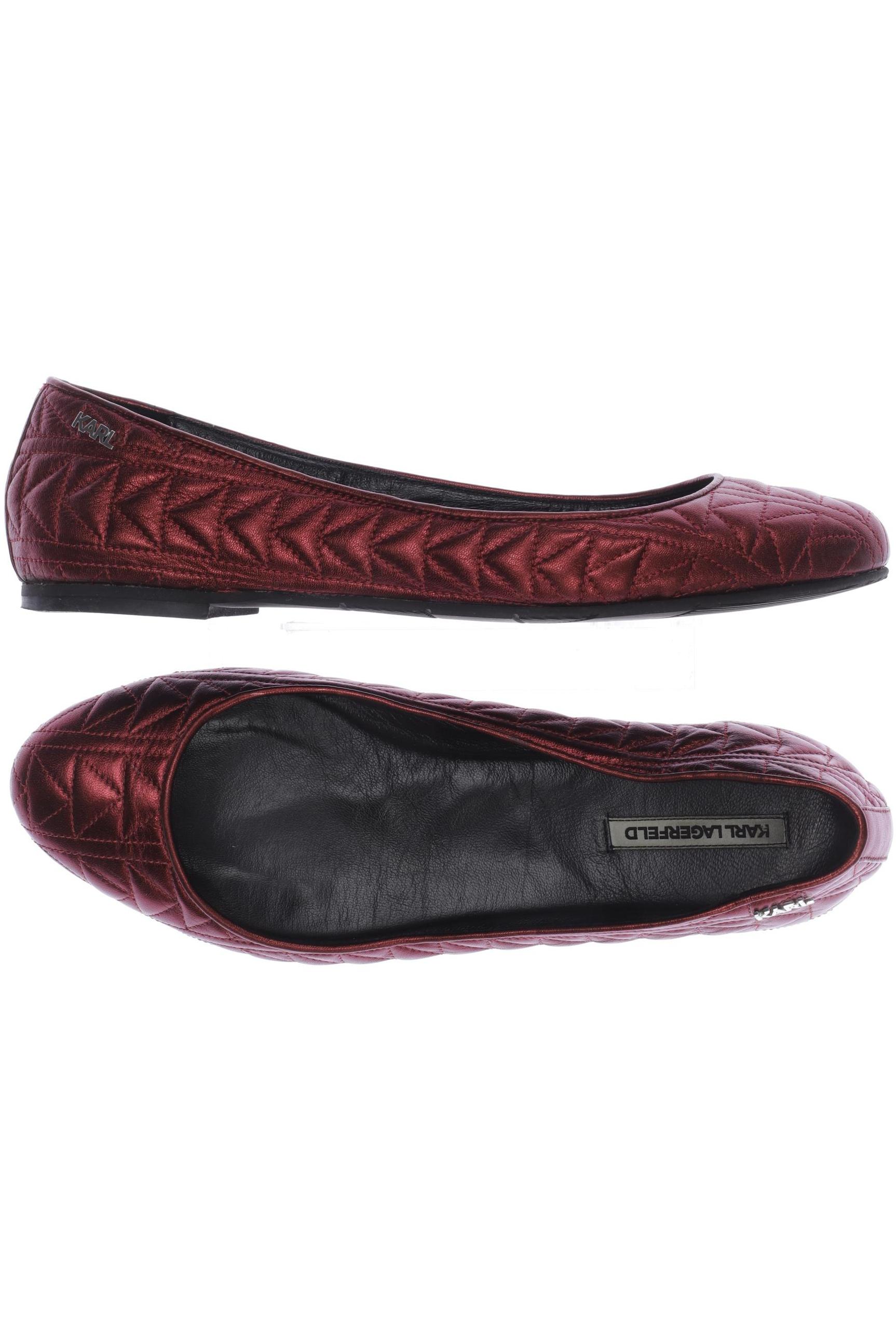 

Karl by Karl Lagerfeld Damen Ballerinas, bordeaux, Gr. 38