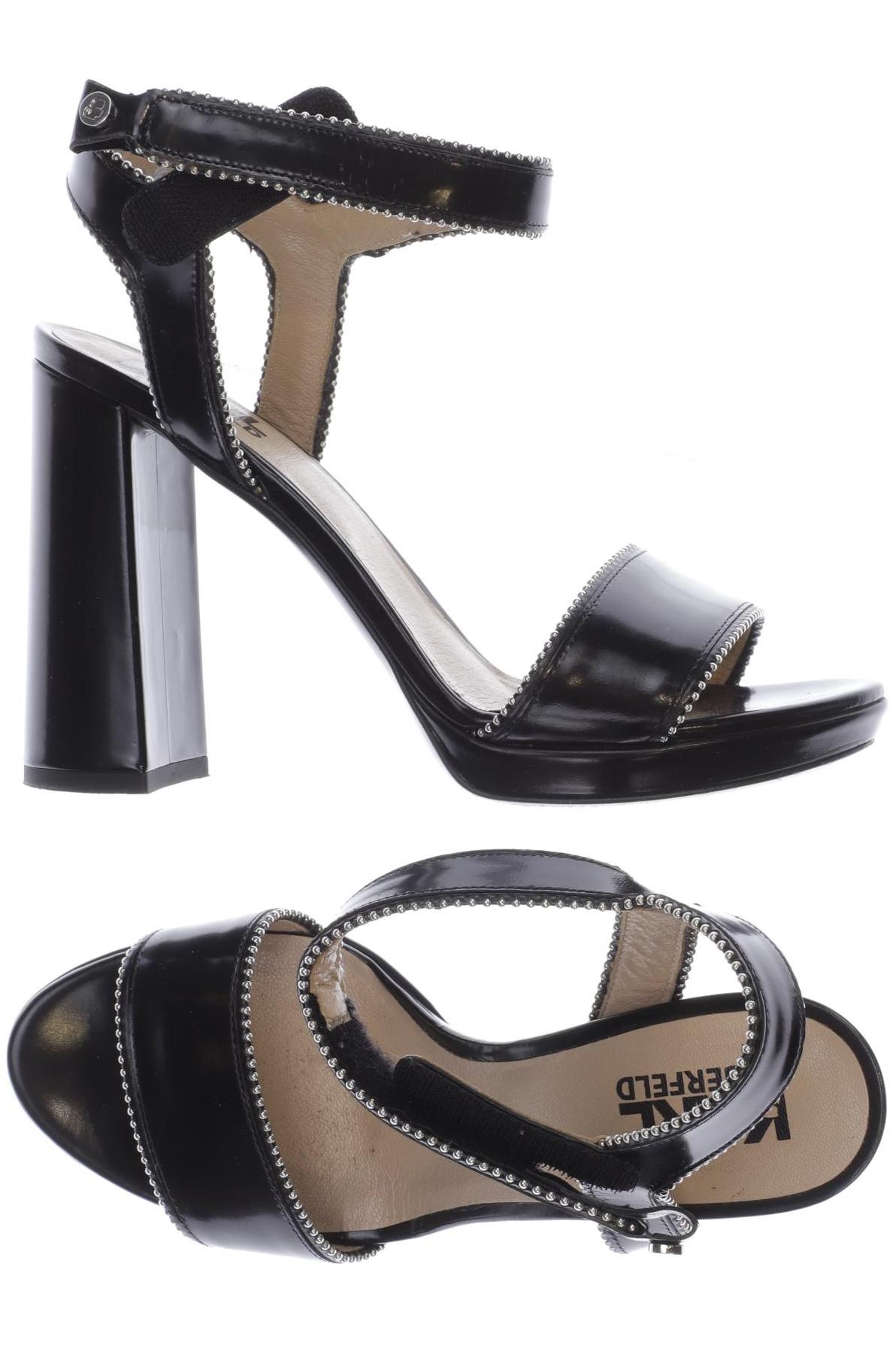

Karl by Karl Lagerfeld Damen Sandale, schwarz, Gr. 39