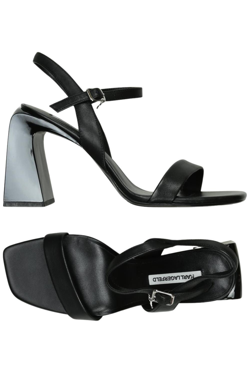 

Karl by Karl Lagerfeld Damen Sandale, schwarz, Gr. 38