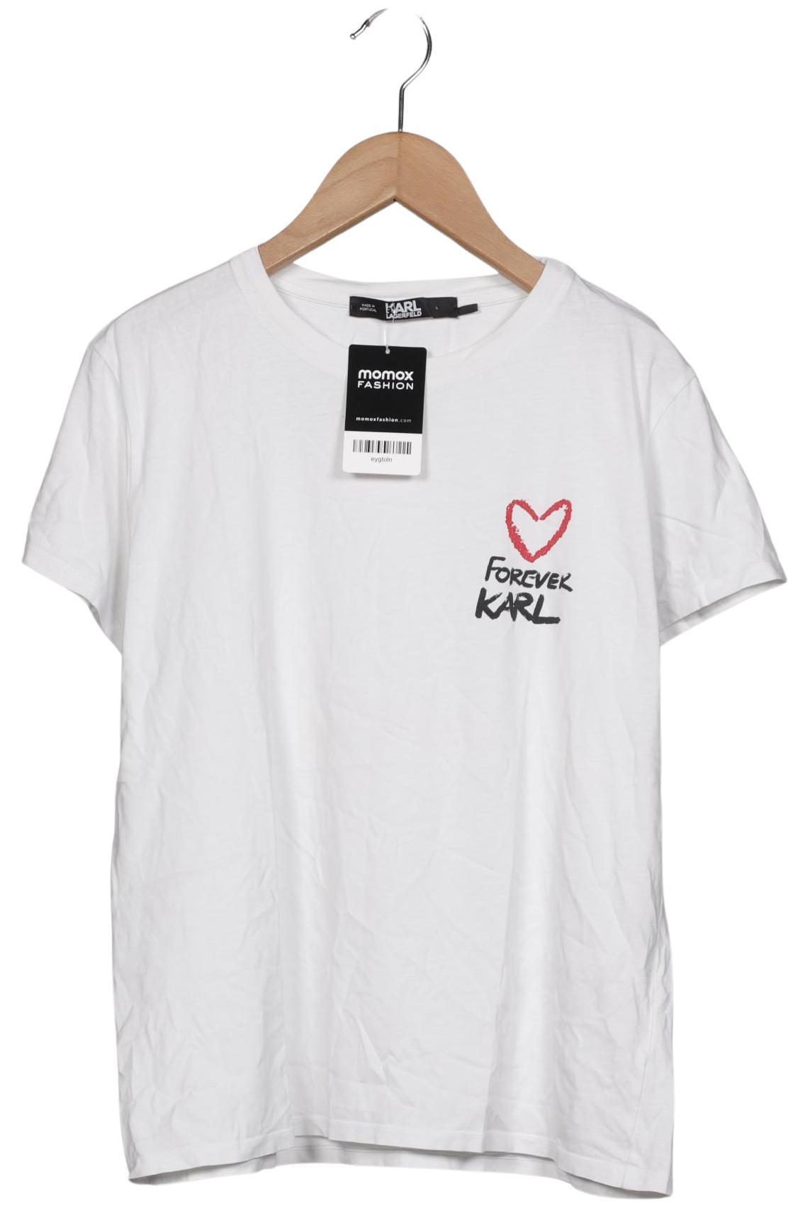 

Karl by Karl Lagerfeld Damen T-Shirt, weiß, Gr. 42