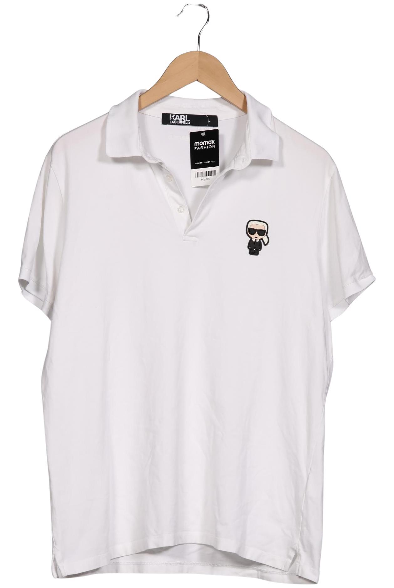 

Karl by Karl Lagerfeld Herren Poloshirt, weiß, Gr. 52