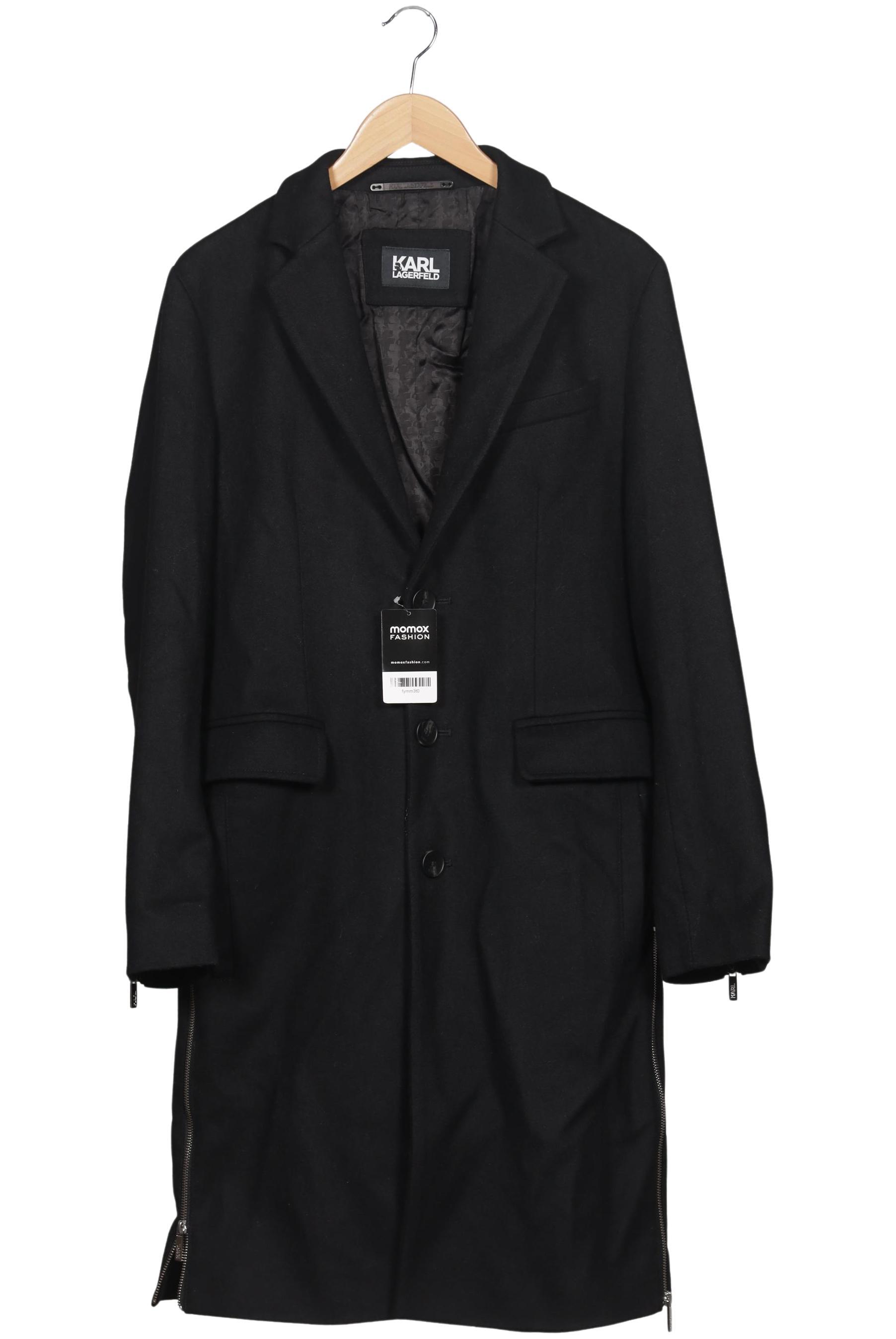 

Karl by Karl Lagerfeld Herren Mantel, schwarz, Gr. 48