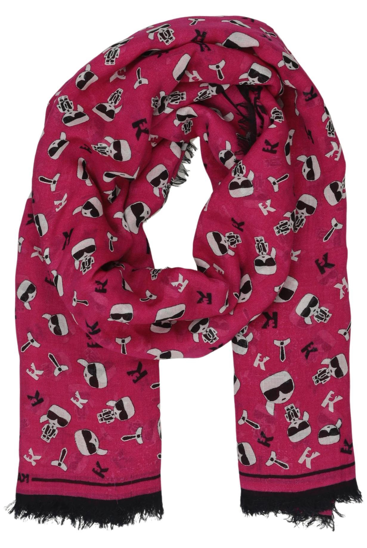 

Karl by Karl Lagerfeld Damen Schal, pink, Gr.