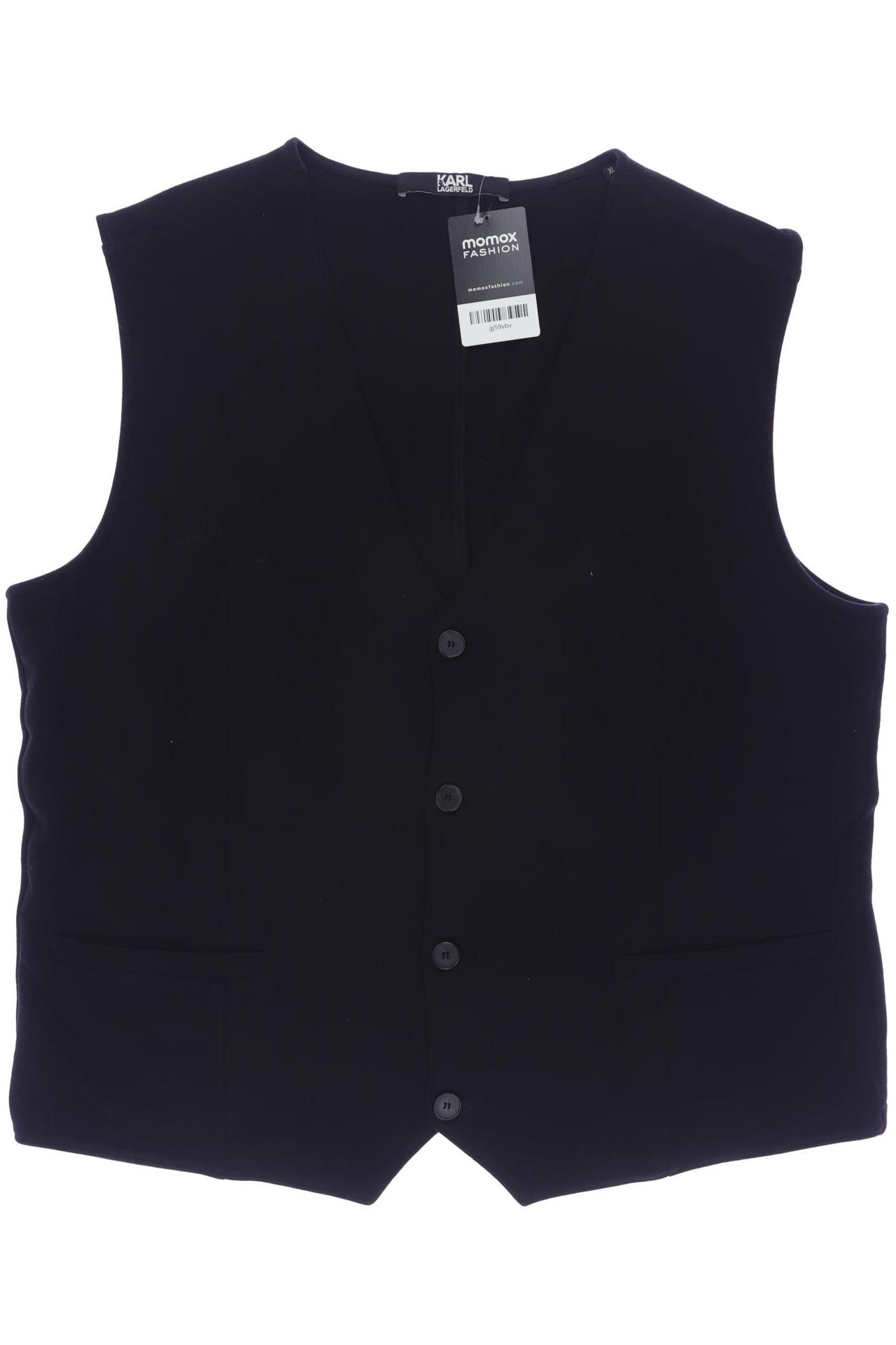 

Karl by Karl Lagerfeld Herren Weste, schwarz, Gr. 54