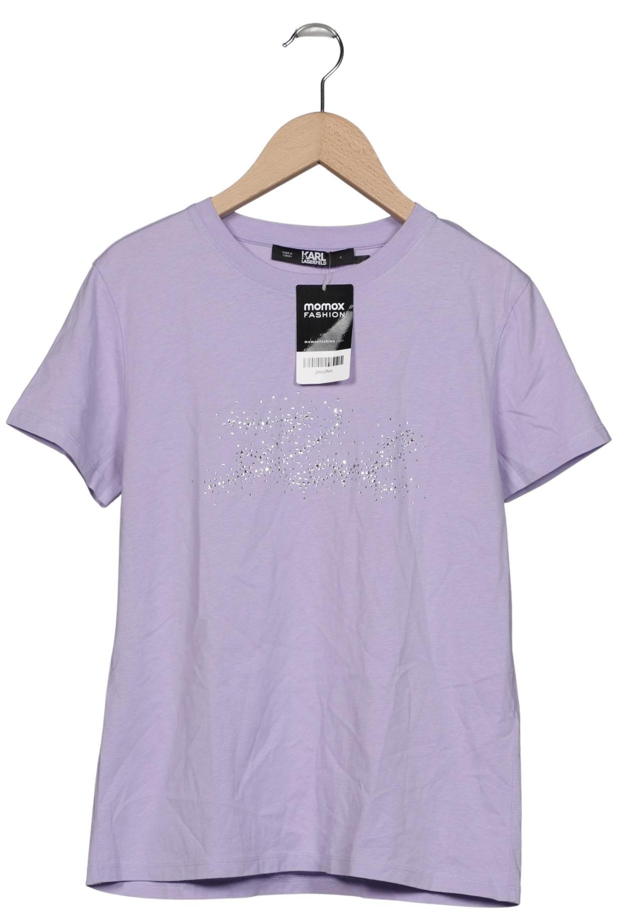 

Karl by Karl Lagerfeld Damen T-Shirt, flieder, Gr. 36