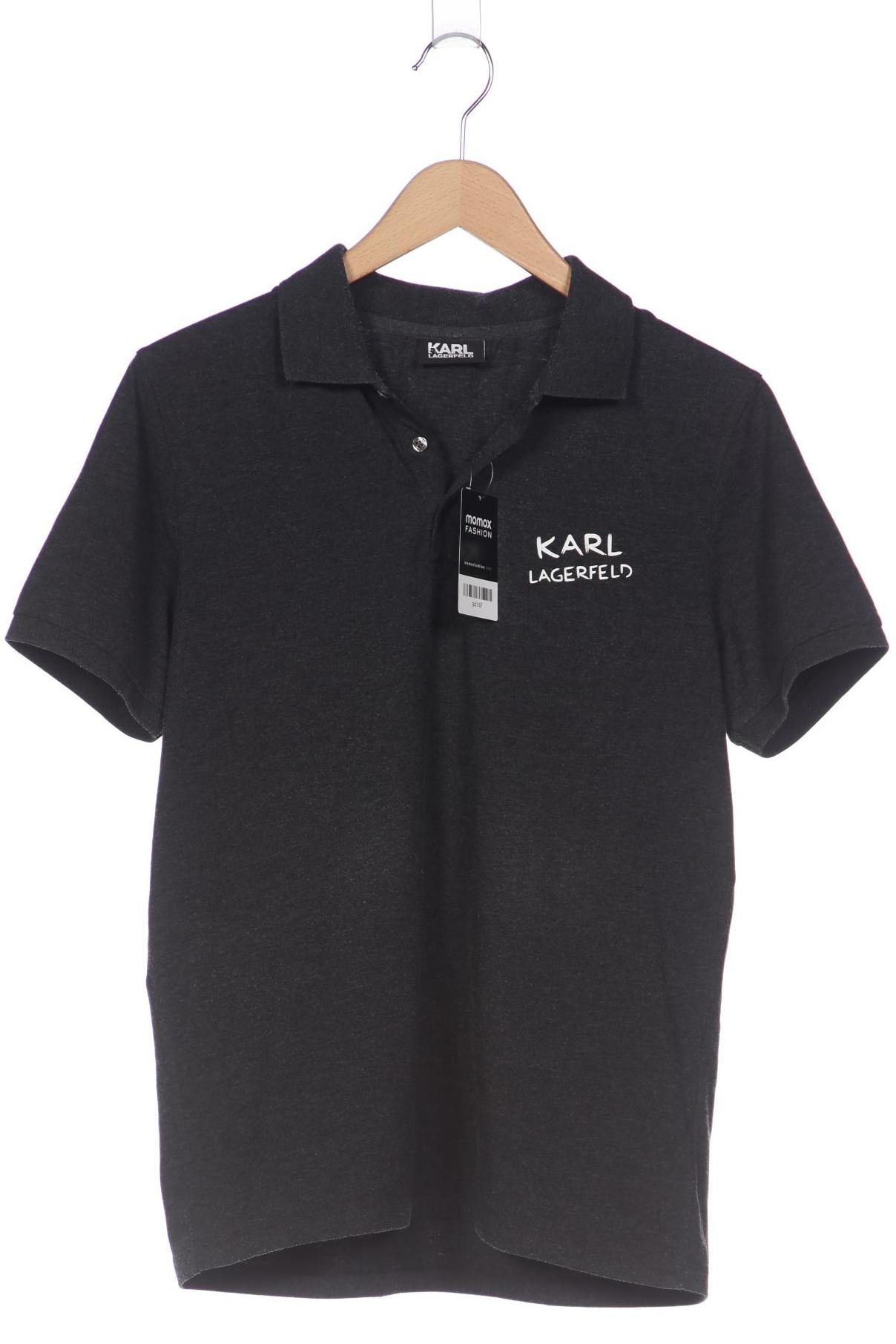 

Karl by Karl Lagerfeld Herren Poloshirt, grau, Gr. 48