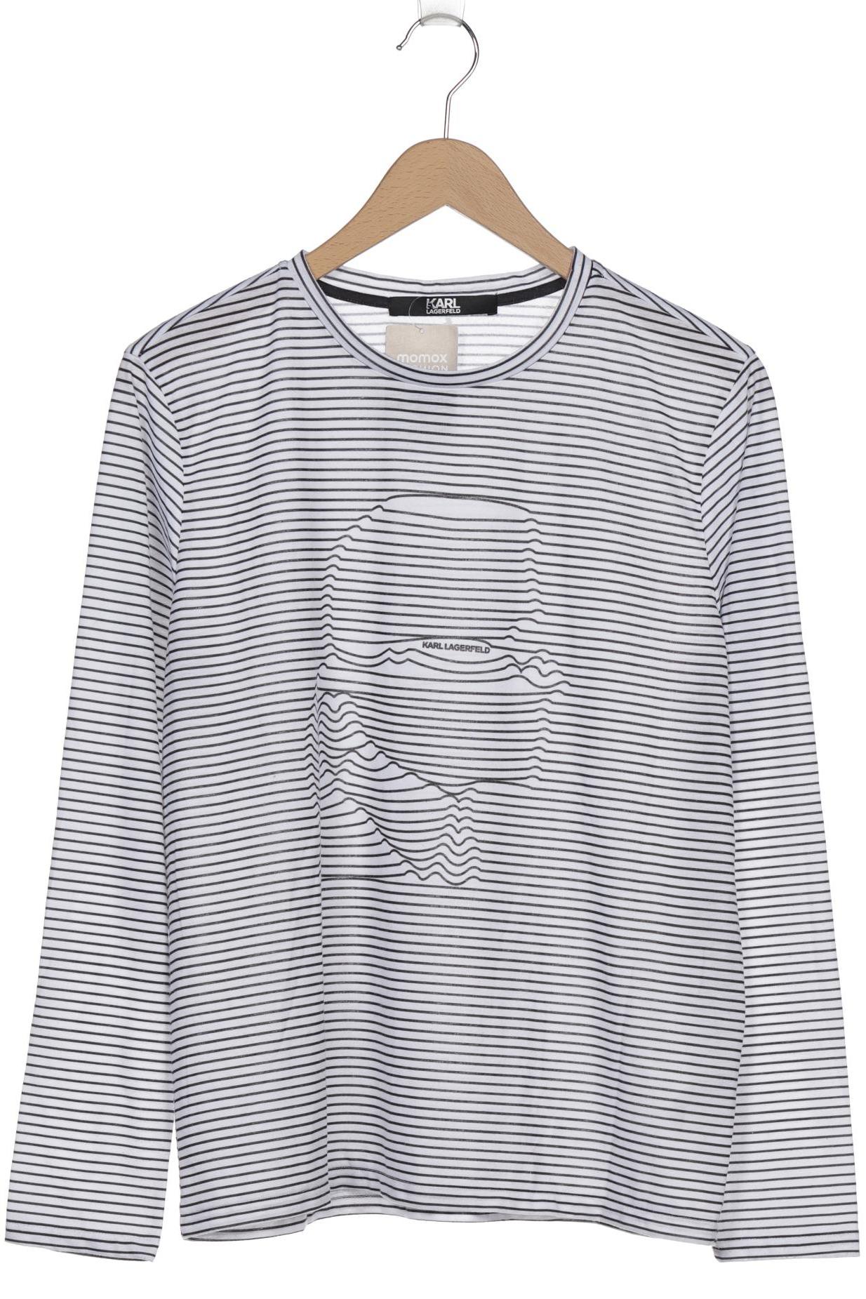 

Karl by Karl Lagerfeld Damen Langarmshirt, weiß, Gr. 44