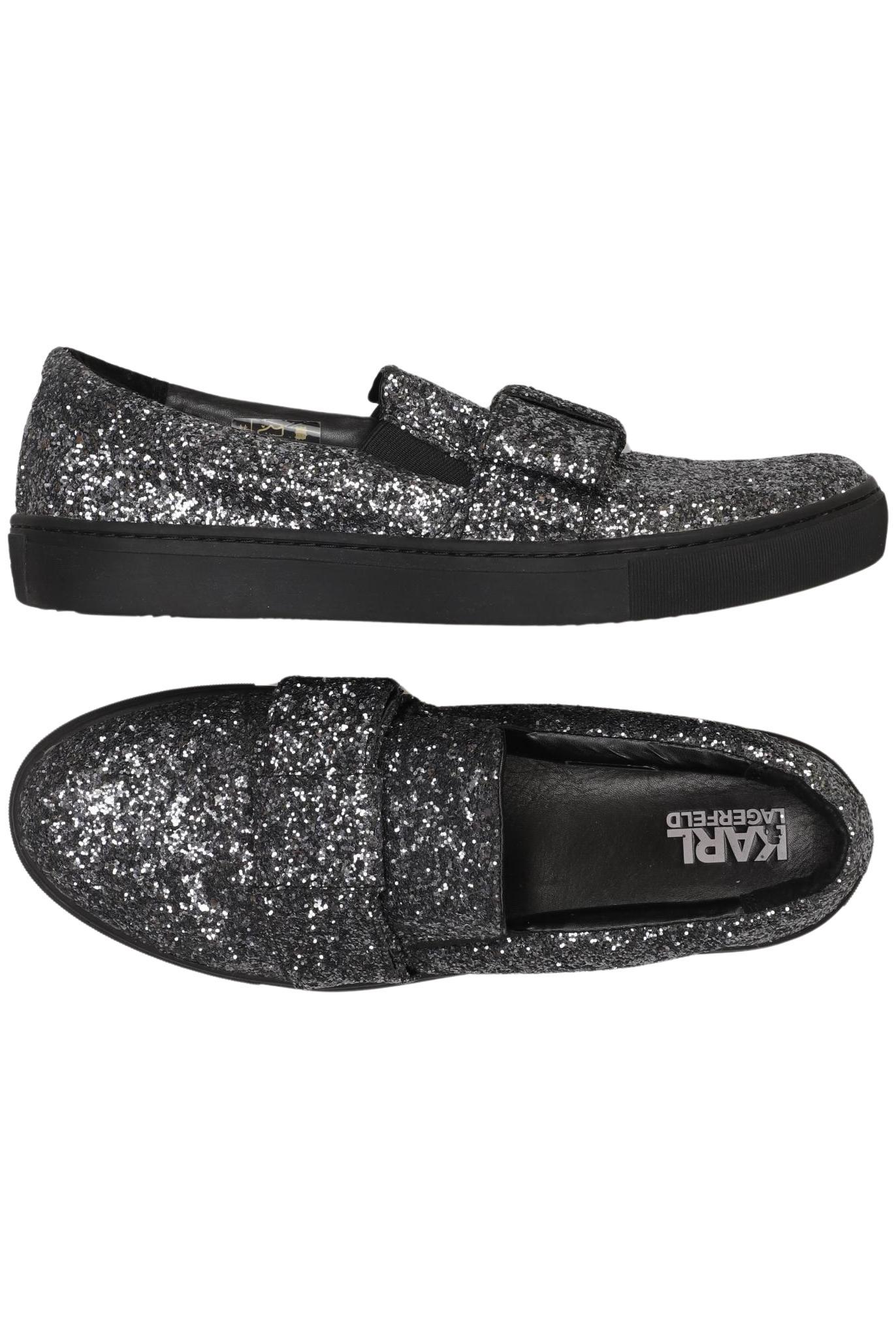 

Karl by Karl Lagerfeld Damen Halbschuh, silber, Gr. 41