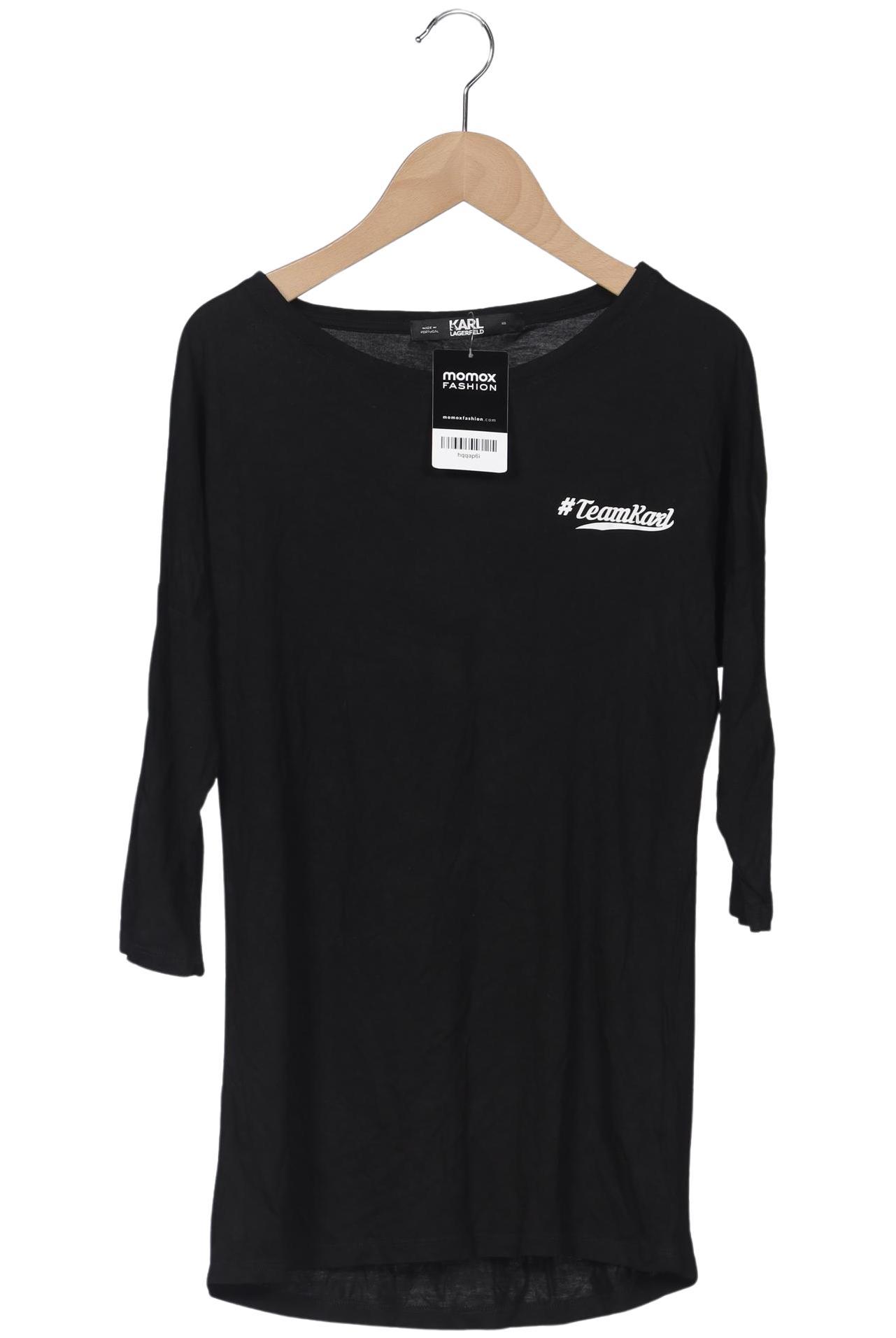 

Karl by Karl Lagerfeld Damen Langarmshirt, schwarz, Gr. 34