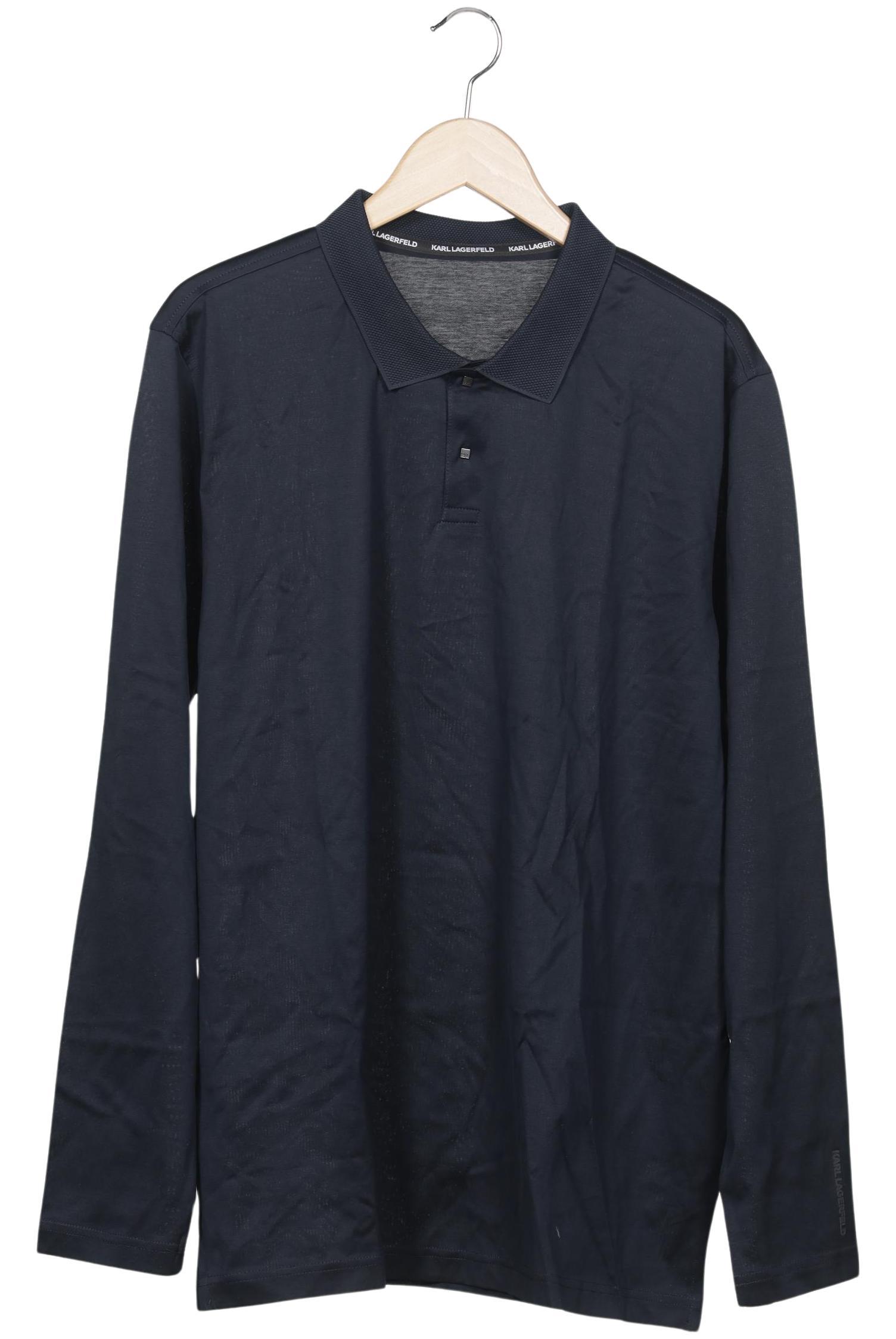 

Karl by Karl Lagerfeld Herren Langarmshirt, marineblau, Gr. 54