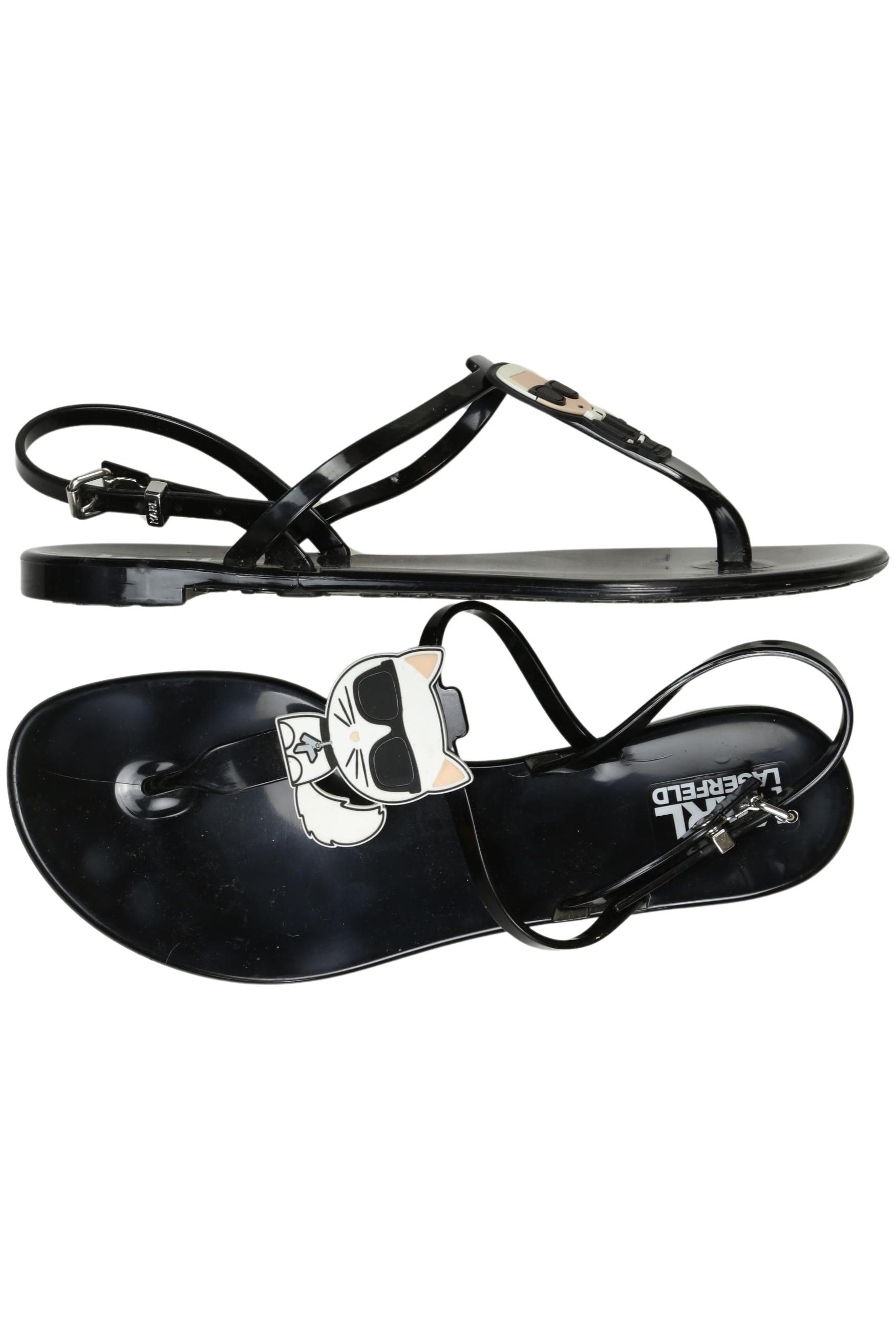 

Karl by Karl Lagerfeld Damen Sandale, schwarz, Gr. 39