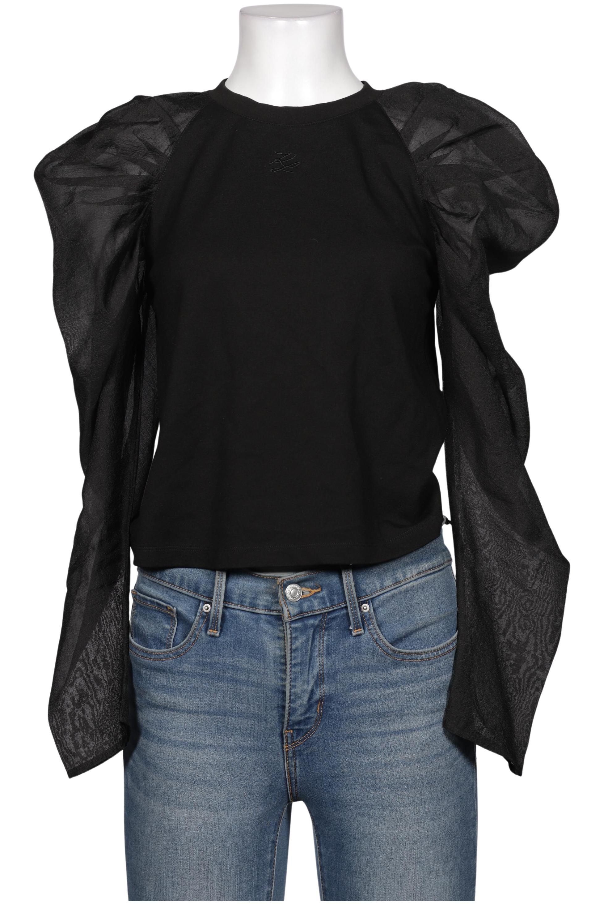 

Karl by Karl Lagerfeld Damen Bluse, schwarz, Gr. 36