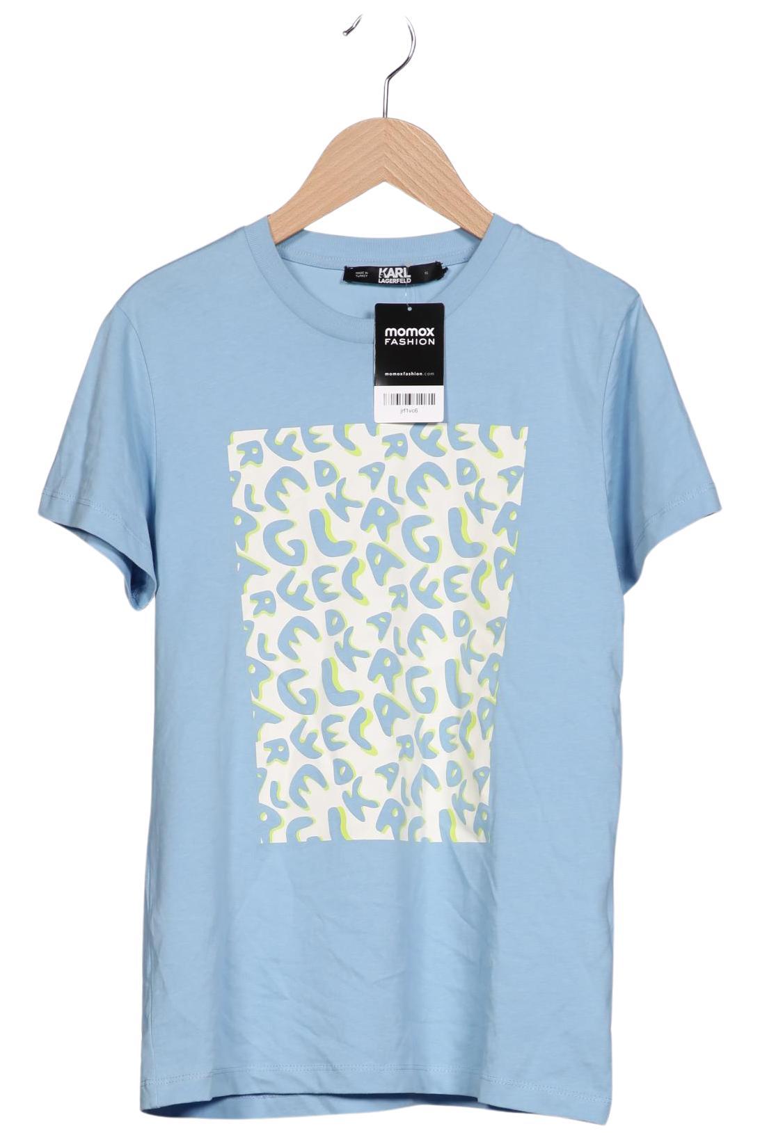 

Karl by Karl Lagerfeld Damen T-Shirt, hellblau, Gr. 34