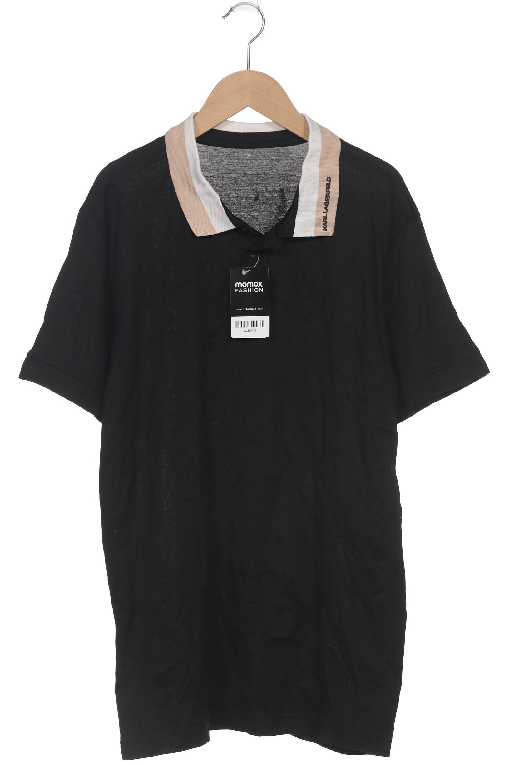 

Karl by Karl Lagerfeld Herren Poloshirt, schwarz, Gr. 52