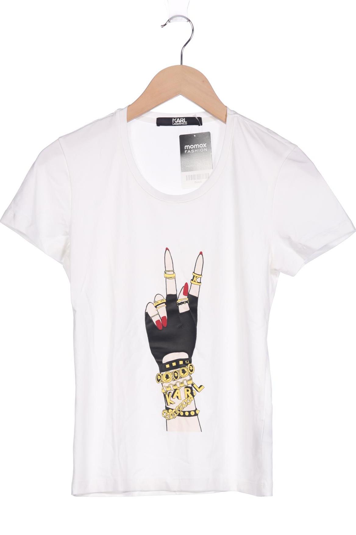 

Karl by Karl Lagerfeld Damen T-Shirt, weiß, Gr. 34