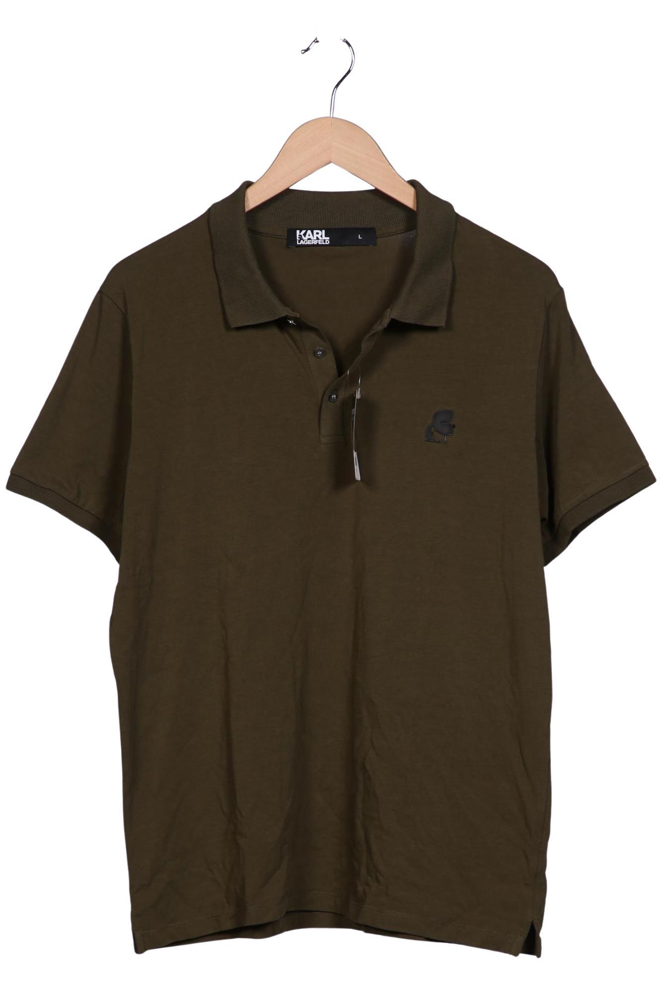 

Karl by Karl Lagerfeld Herren Poloshirt, grün, Gr. 52