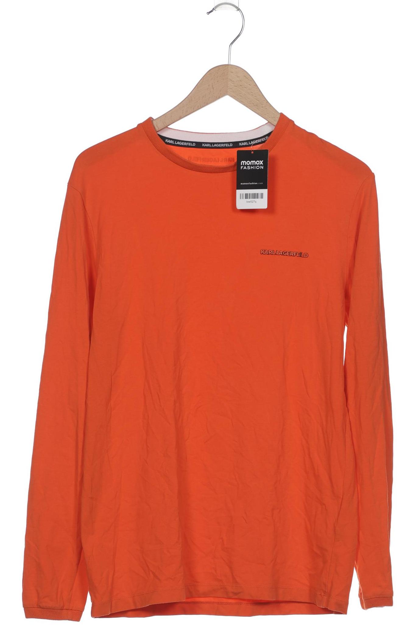 

Karl by Karl Lagerfeld Herren Langarmshirt, orange, Gr. 48