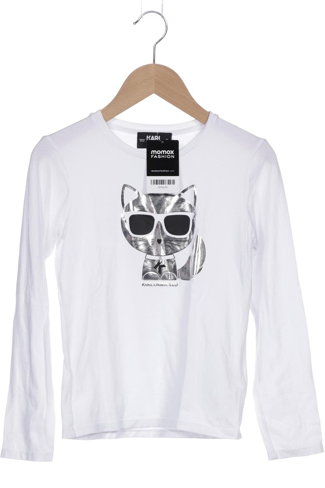 

Karl by Karl Lagerfeld Damen Langarmshirt, weiß, Gr. 134