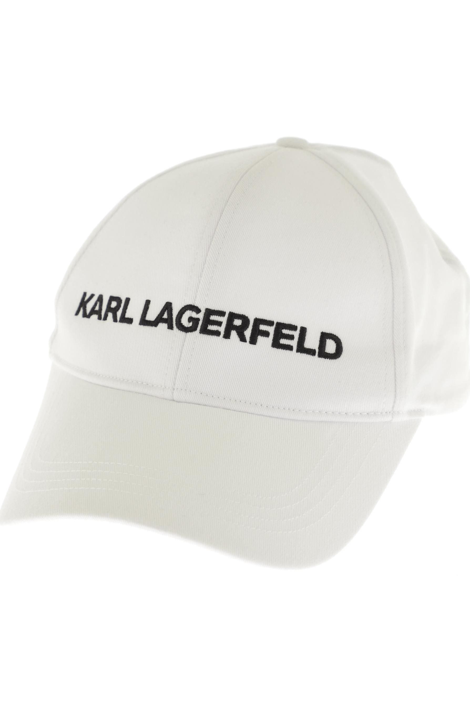 

Karl by Karl Lagerfeld Damen Hut/Mütze, weiß, Gr. uni
