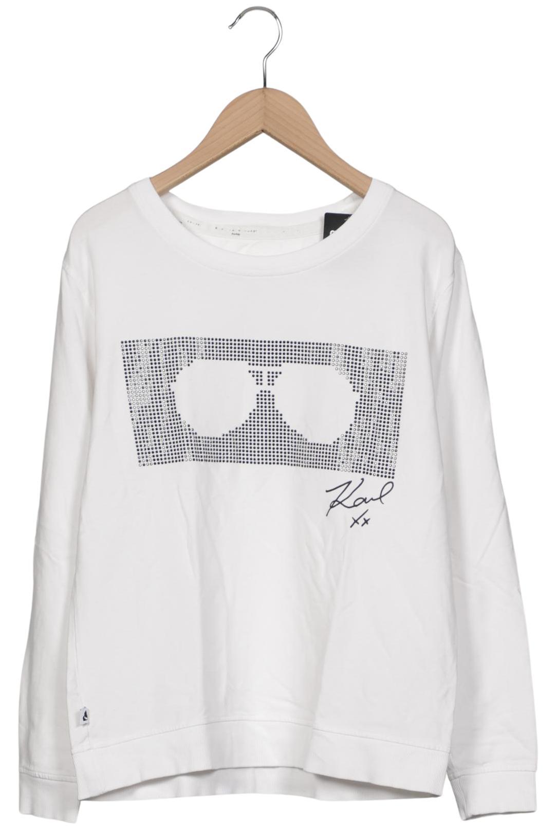 

Karl by Karl Lagerfeld Damen Sweatshirt, weiß, Gr. 34
