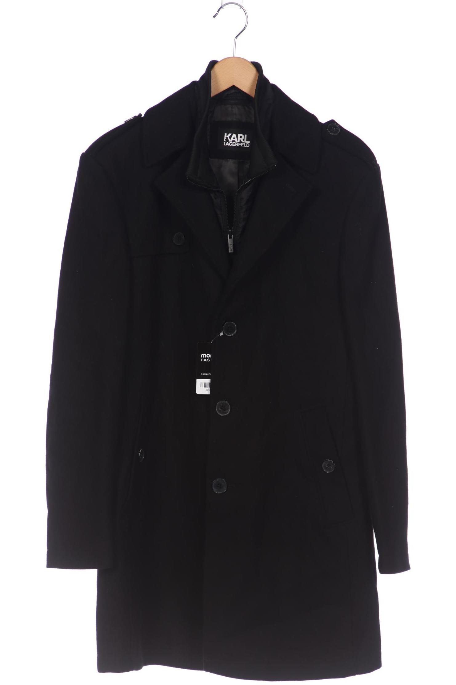 

Karl by Karl Lagerfeld Herren Mantel, schwarz, Gr. 52