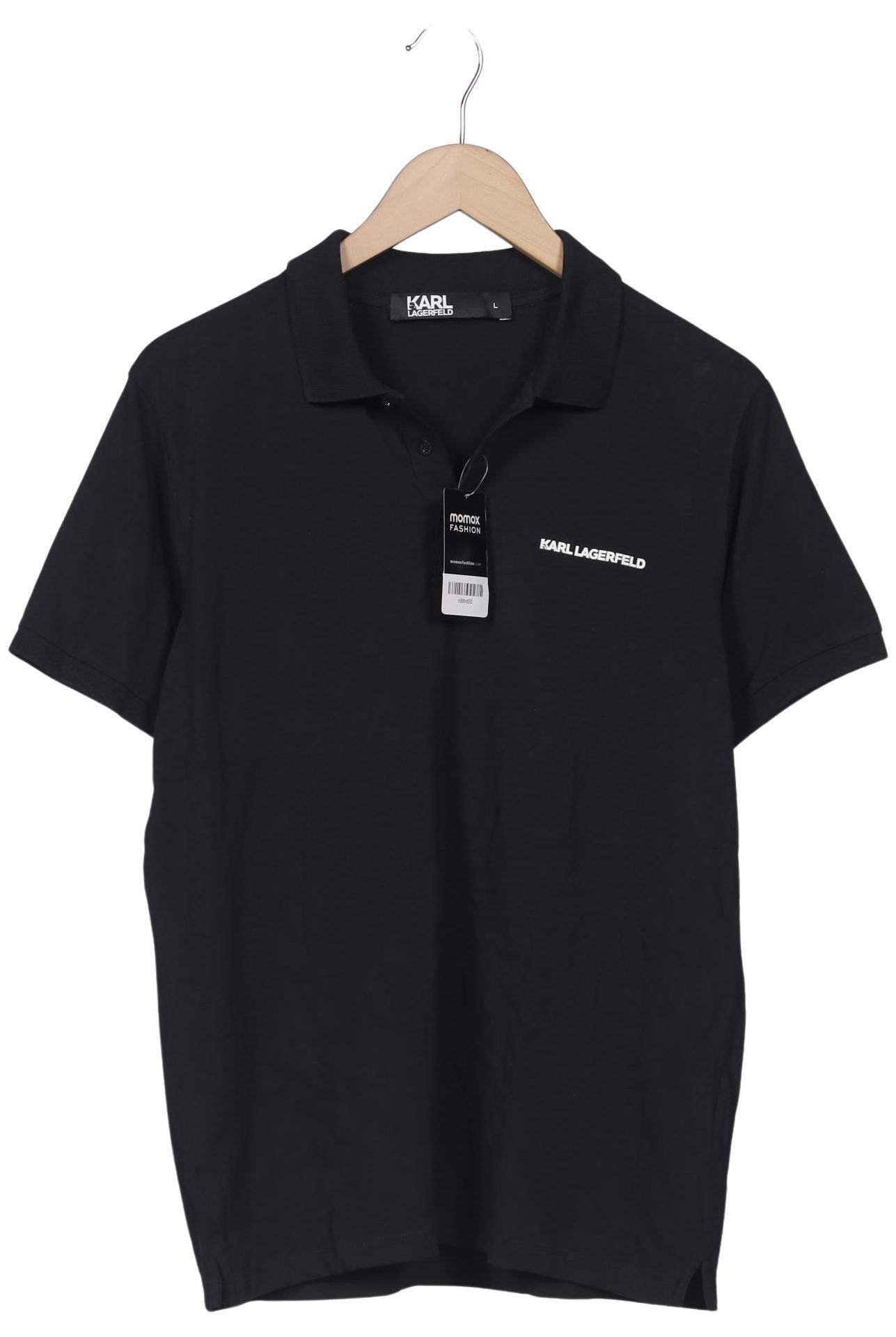 

Karl by Karl Lagerfeld Herren Poloshirt, schwarz, Gr. 52