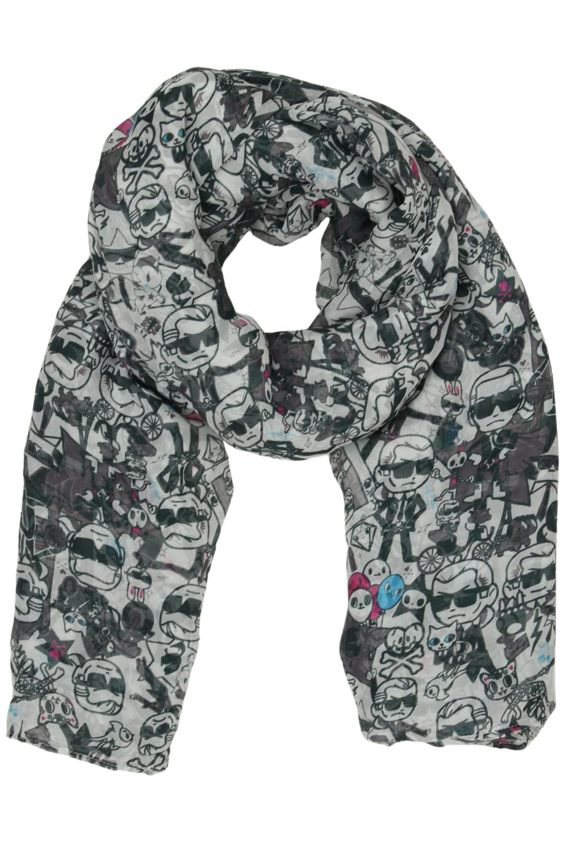 

Karl by Karl Lagerfeld Damen Schal, grau, Gr.