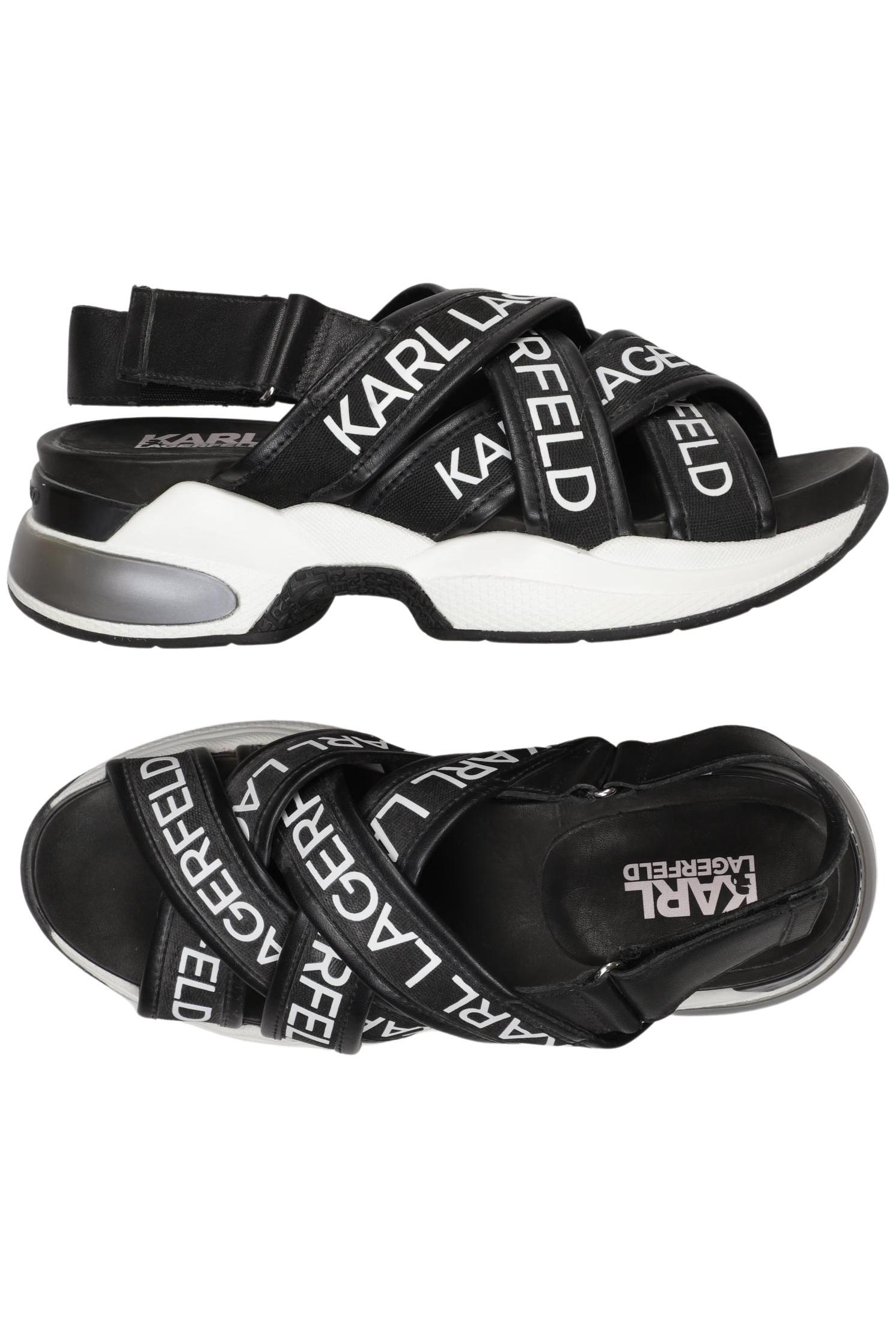 

Karl by Karl Lagerfeld Damen Sandale, schwarz, Gr. 38