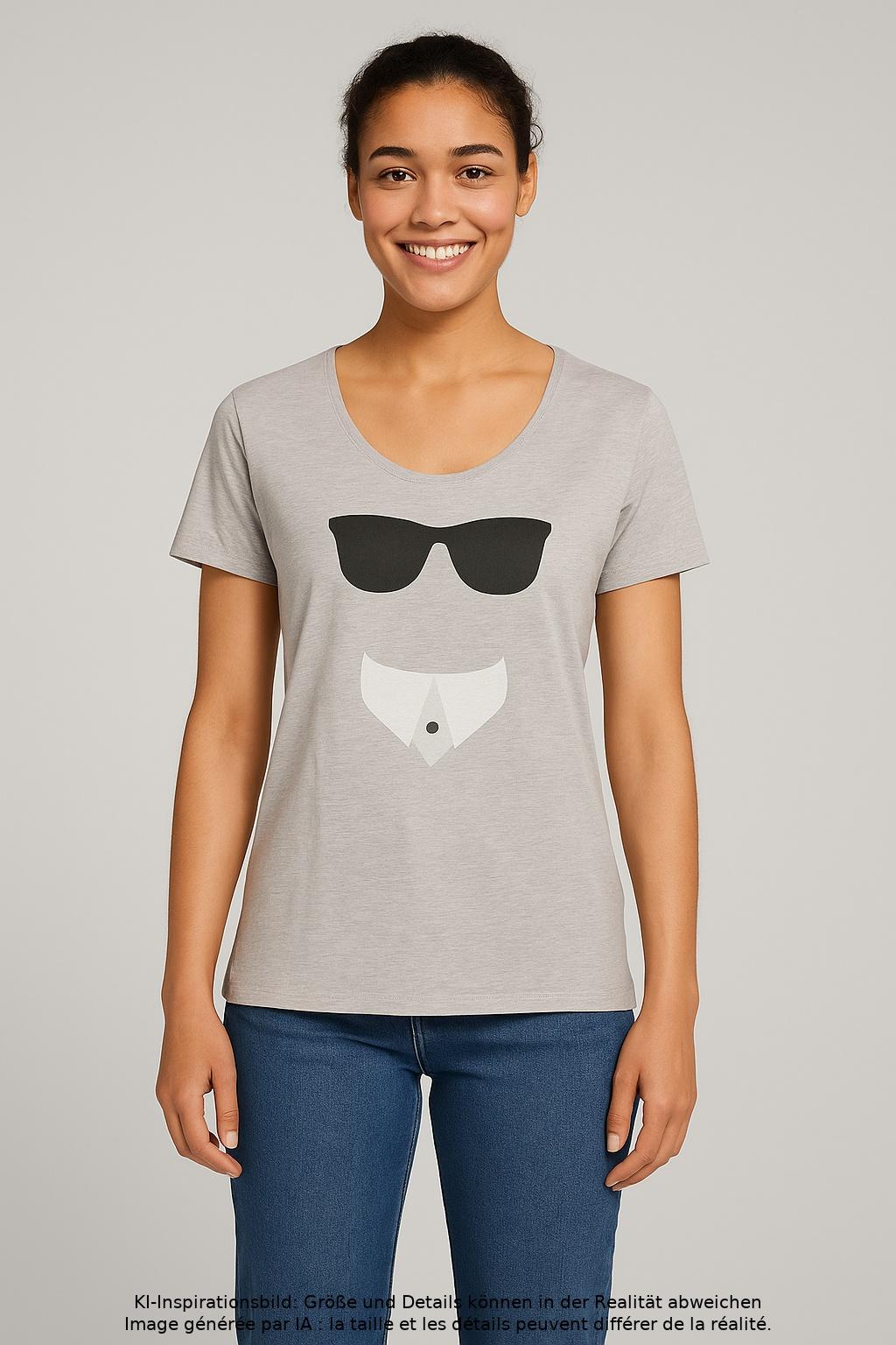 

Karl by Karl Lagerfeld Damen T-Shirt, grau, Gr. 42