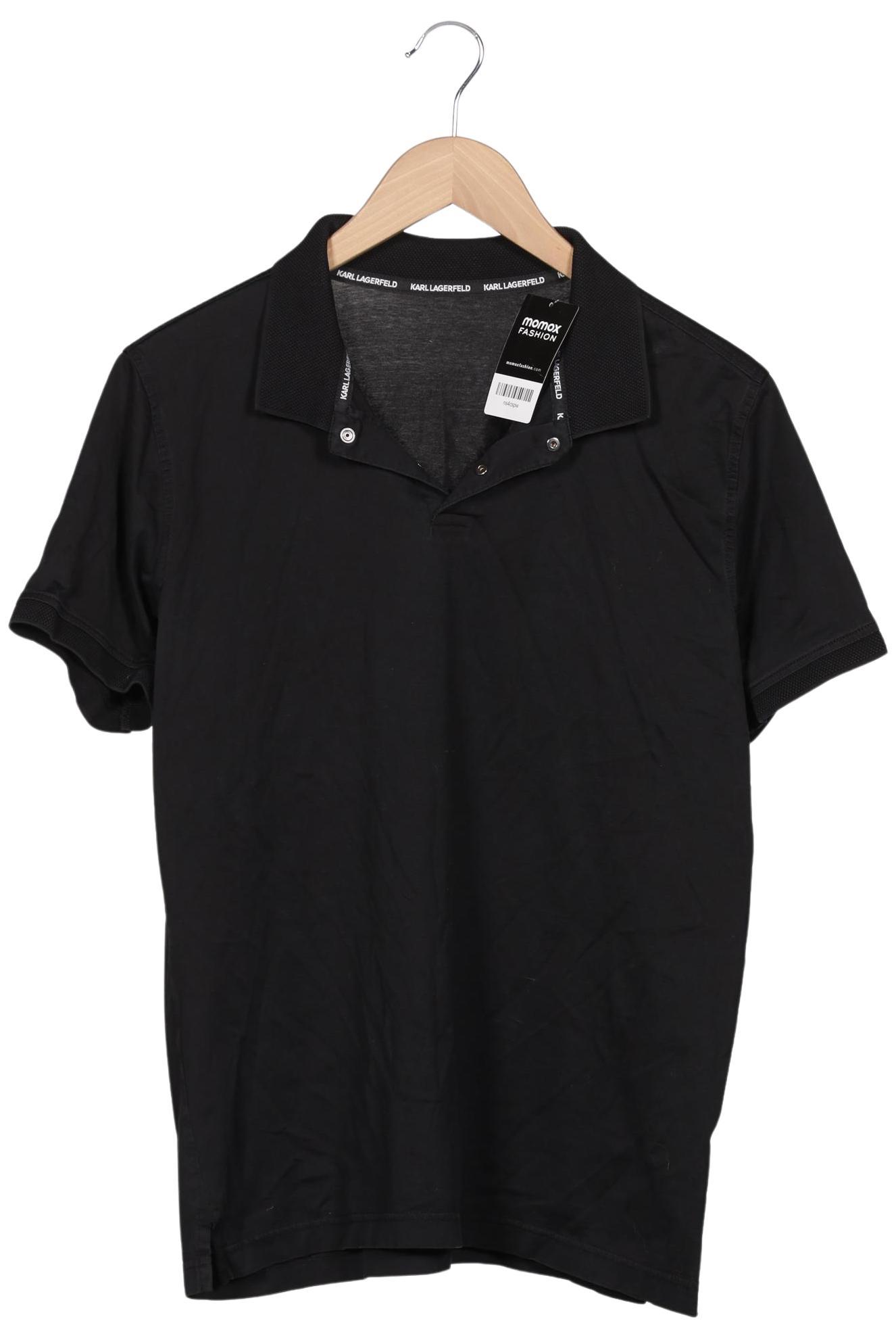 Thumbnail - Karl by Karl Lagerfeld Herren Poloshirt, schwarz, Gr. 52