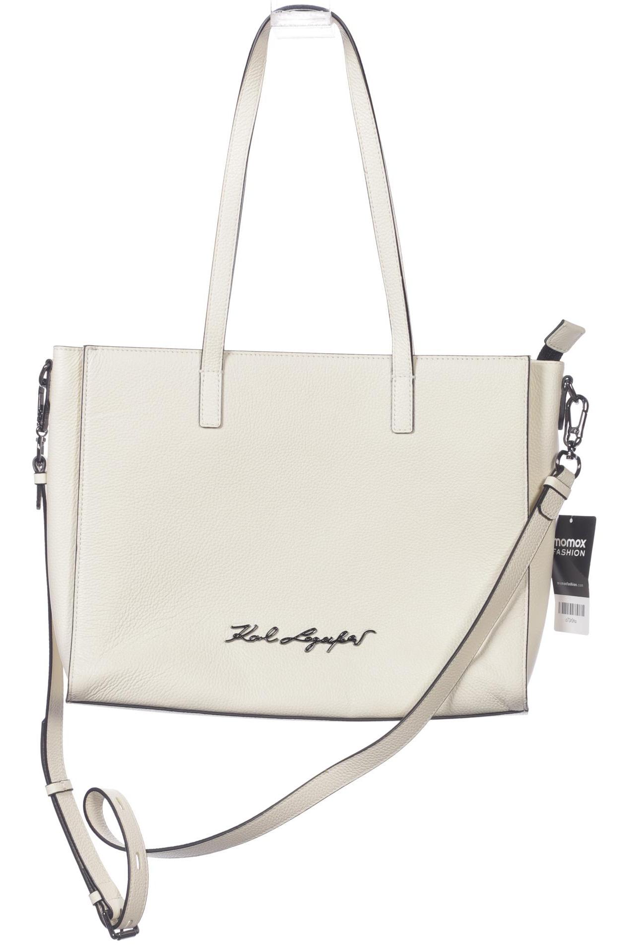 

Karl by Karl Lagerfeld Damen Handtasche, cremeweiß